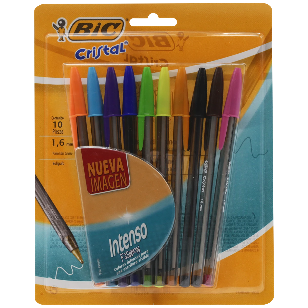 BOLIGRAFO CRISTAL BOLD 1.6 C/10 CBB10
