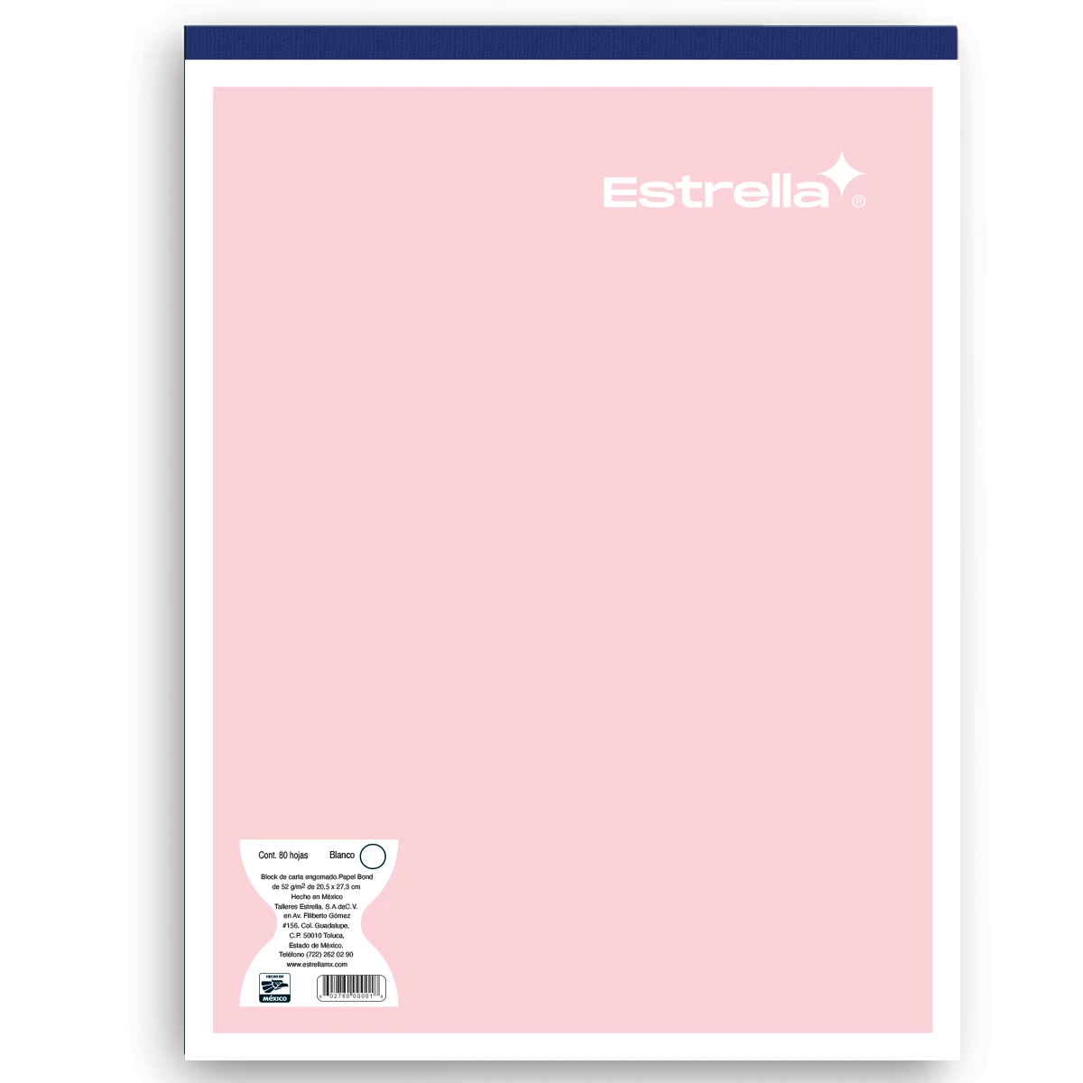 BLOCK CARTA 80HJS ESTRELLA BLANCO