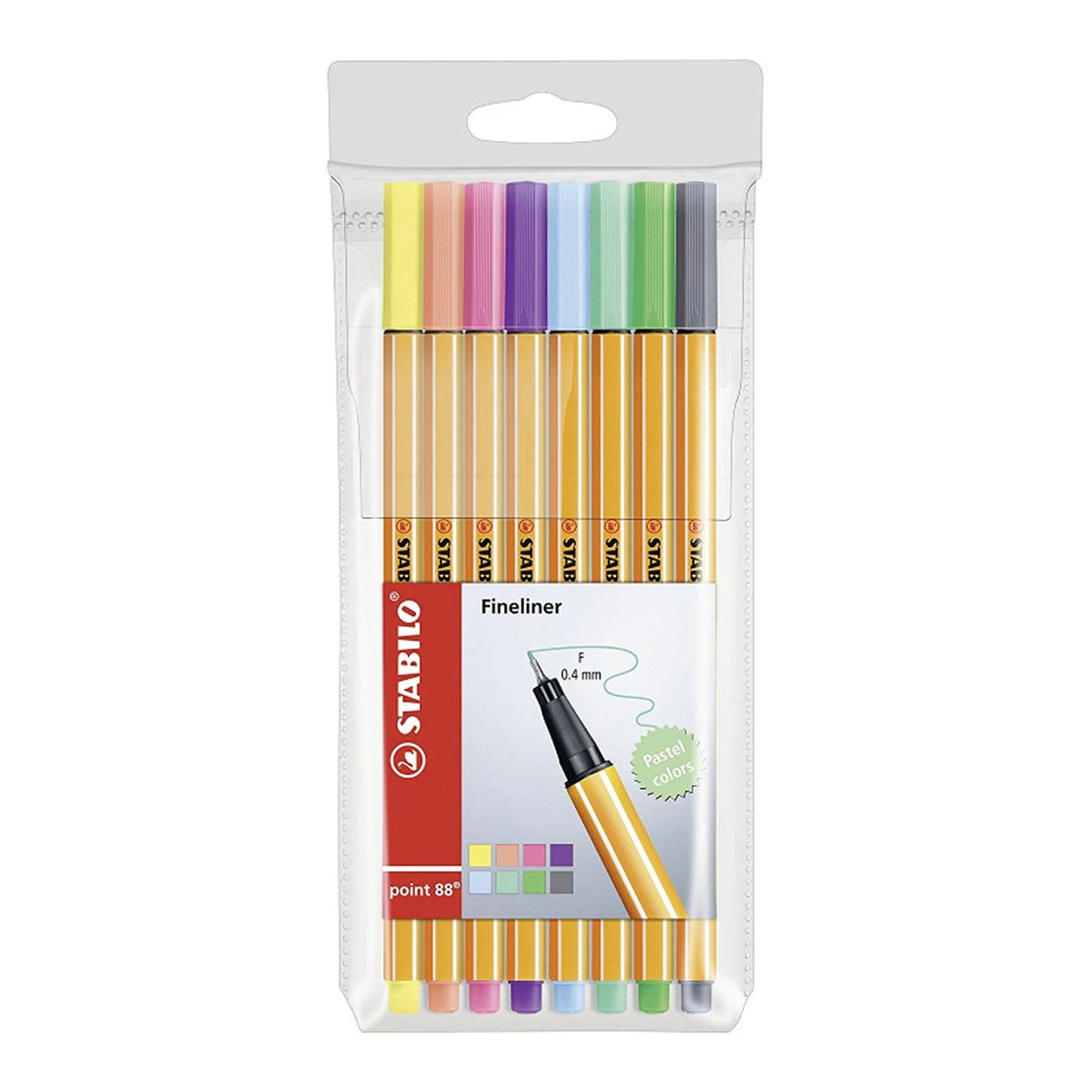 ROTULADOR POINT C/8 COL PASTEL 88/8-01