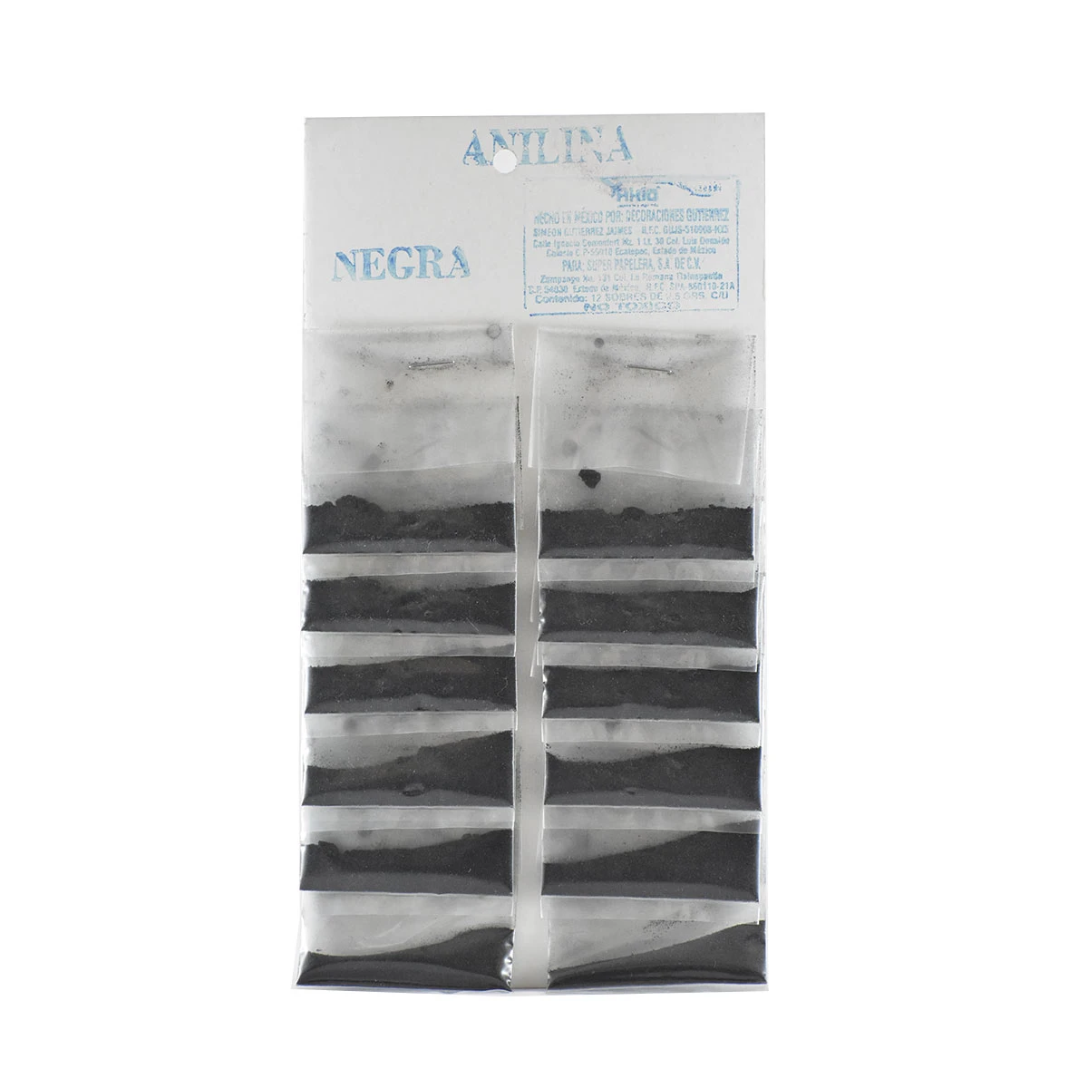 ANILINA C/12 NEGRA