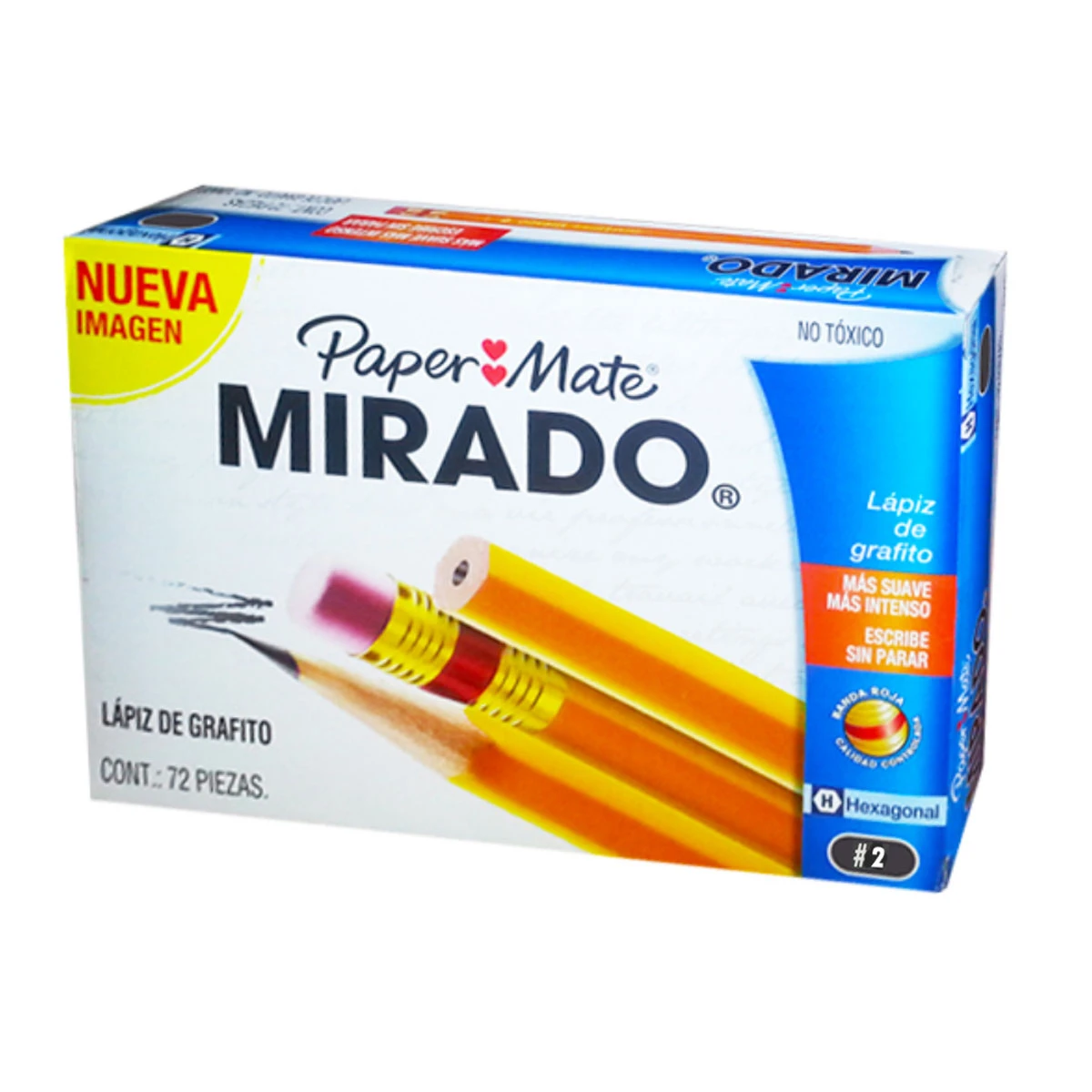 LAPIZ DE GRAFITO NO. 2 MIRADO
