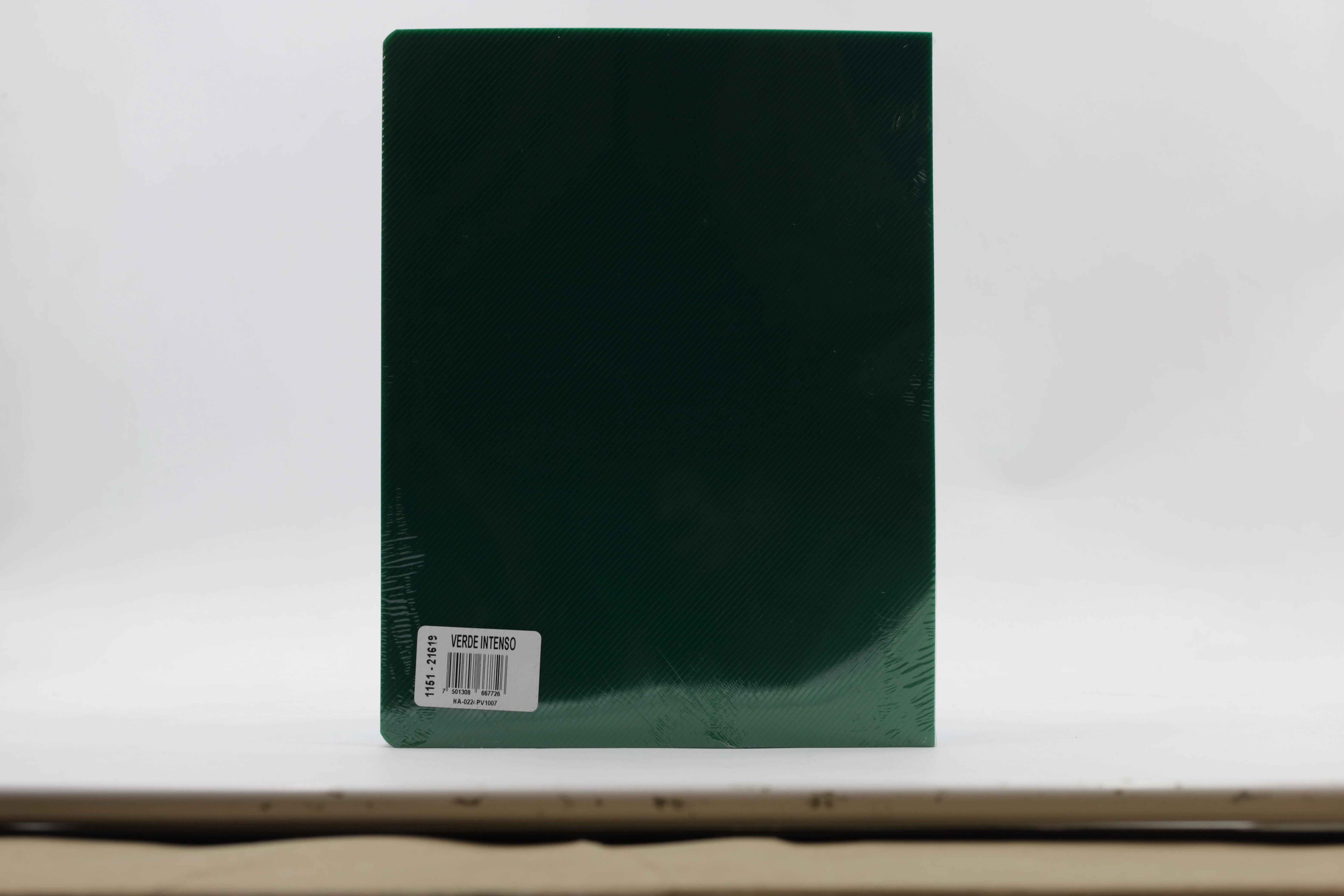 CUBIERTA CARTA ESTRIADA 14PT C/50 VERDE INTENSO