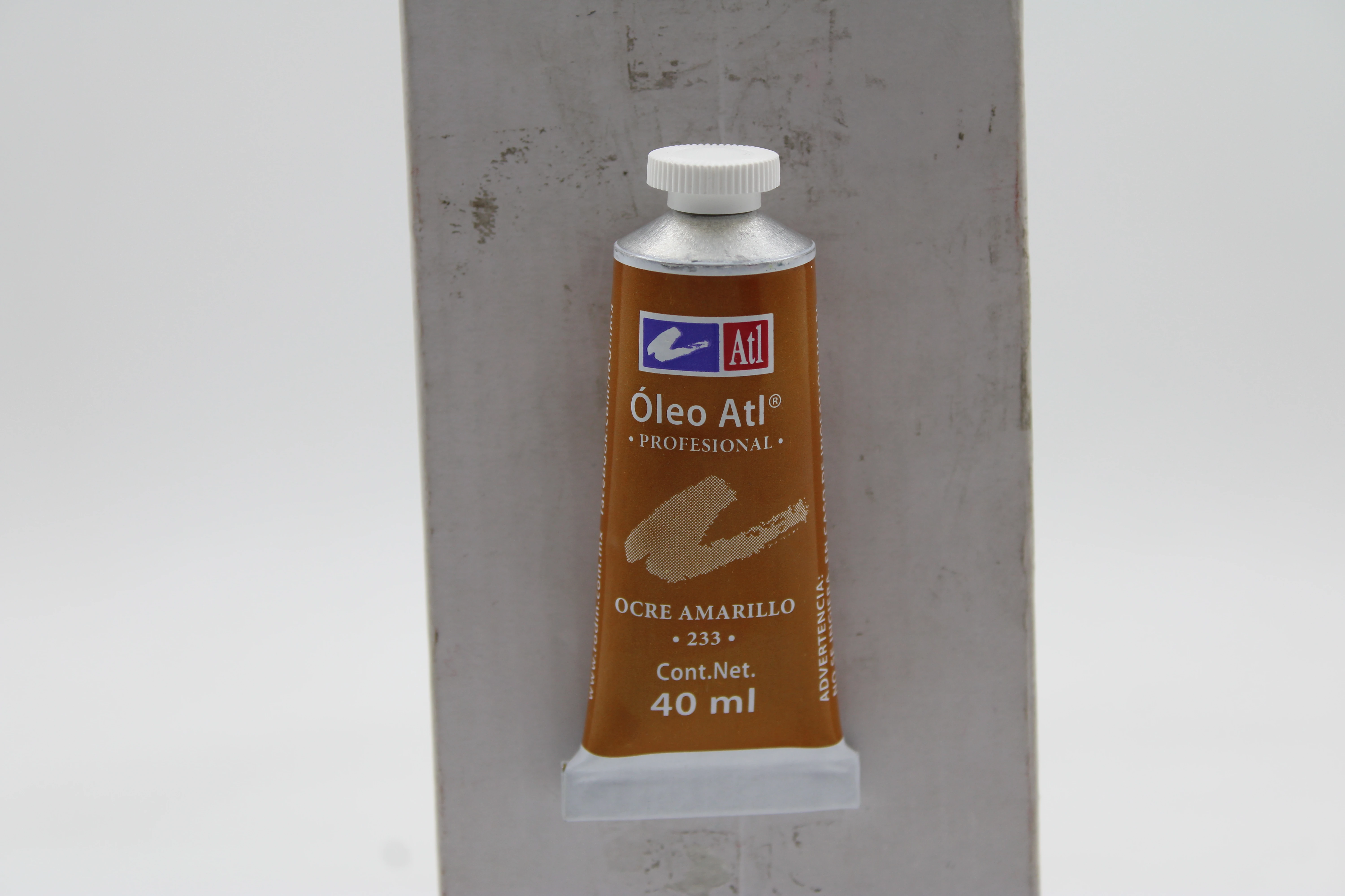 PINTURA OLEO ATL 40ML 233 OCRE AMARILLO