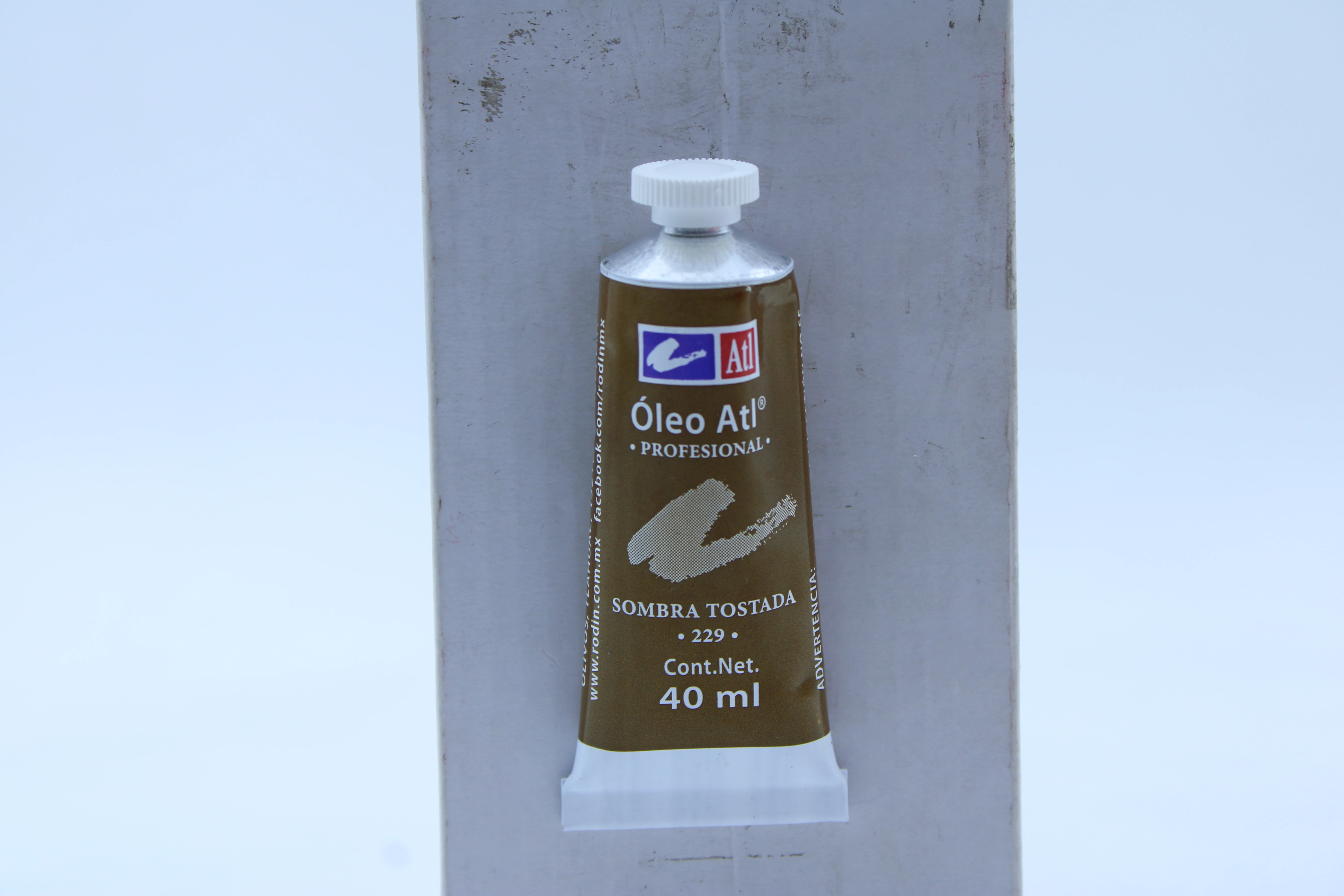 PINTURA OLEO ATL 40ML 229 SOMBRA TOSTADA