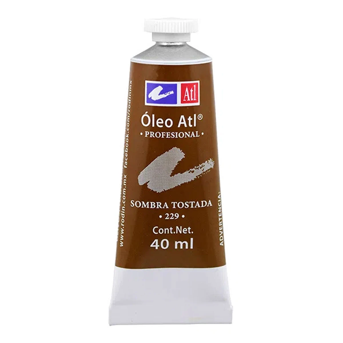 PINTURA OLEO ATL 40ML 229 SOMBRA TOSTADA