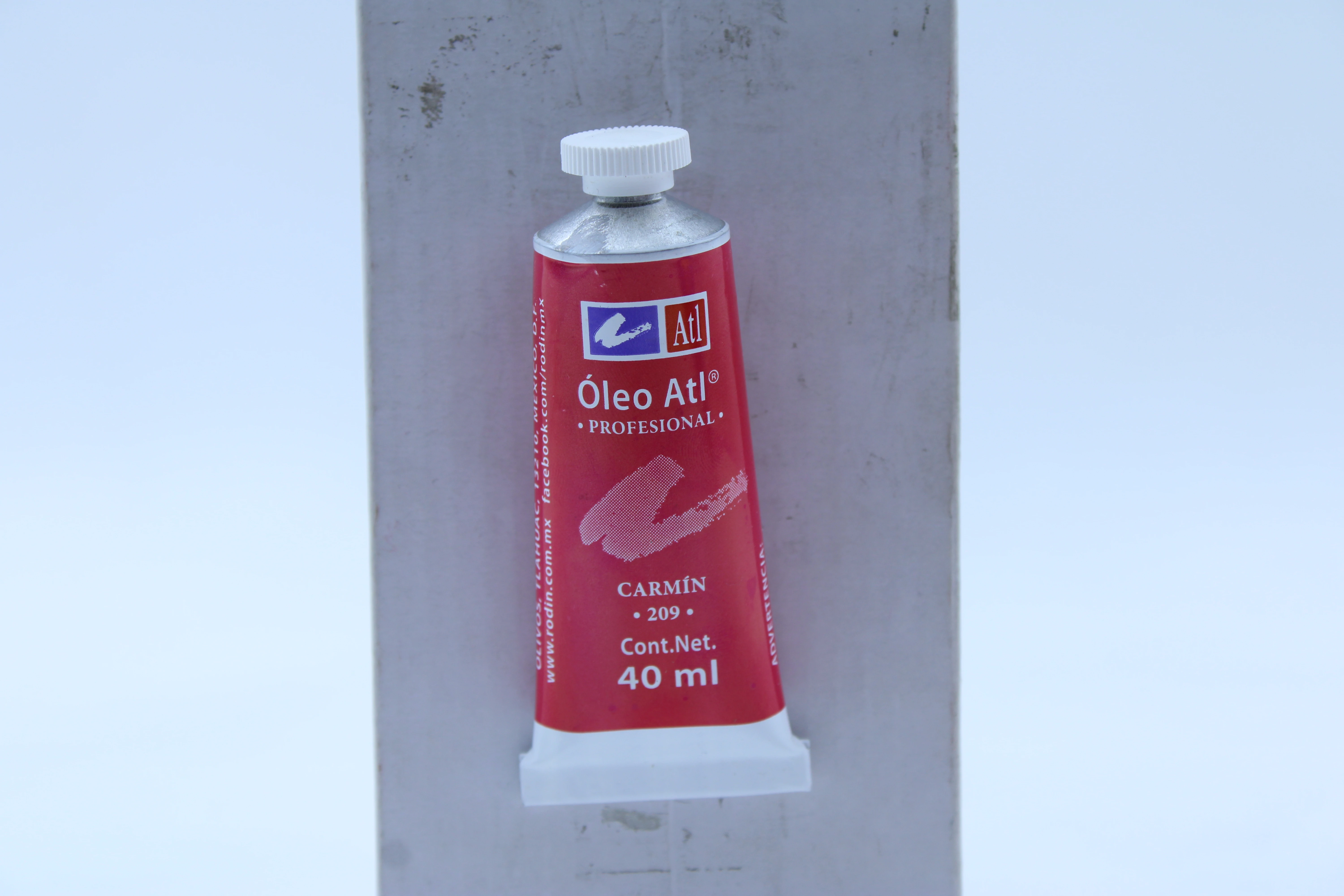 PINTURA OLEO ATL 40ML 209 CARMIN