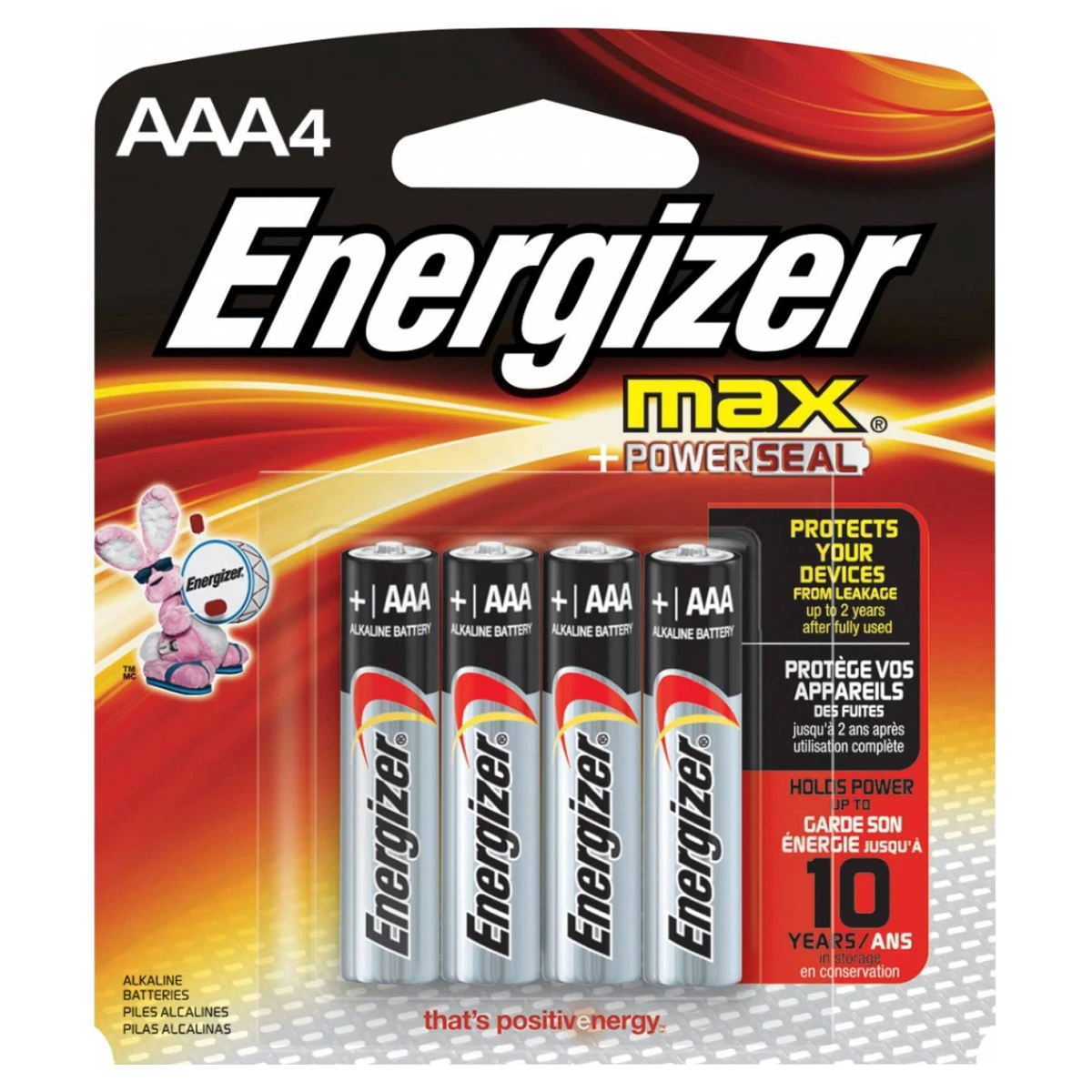 PILA ENERGIZER MAX ALCALINA AAA C/4 E92B