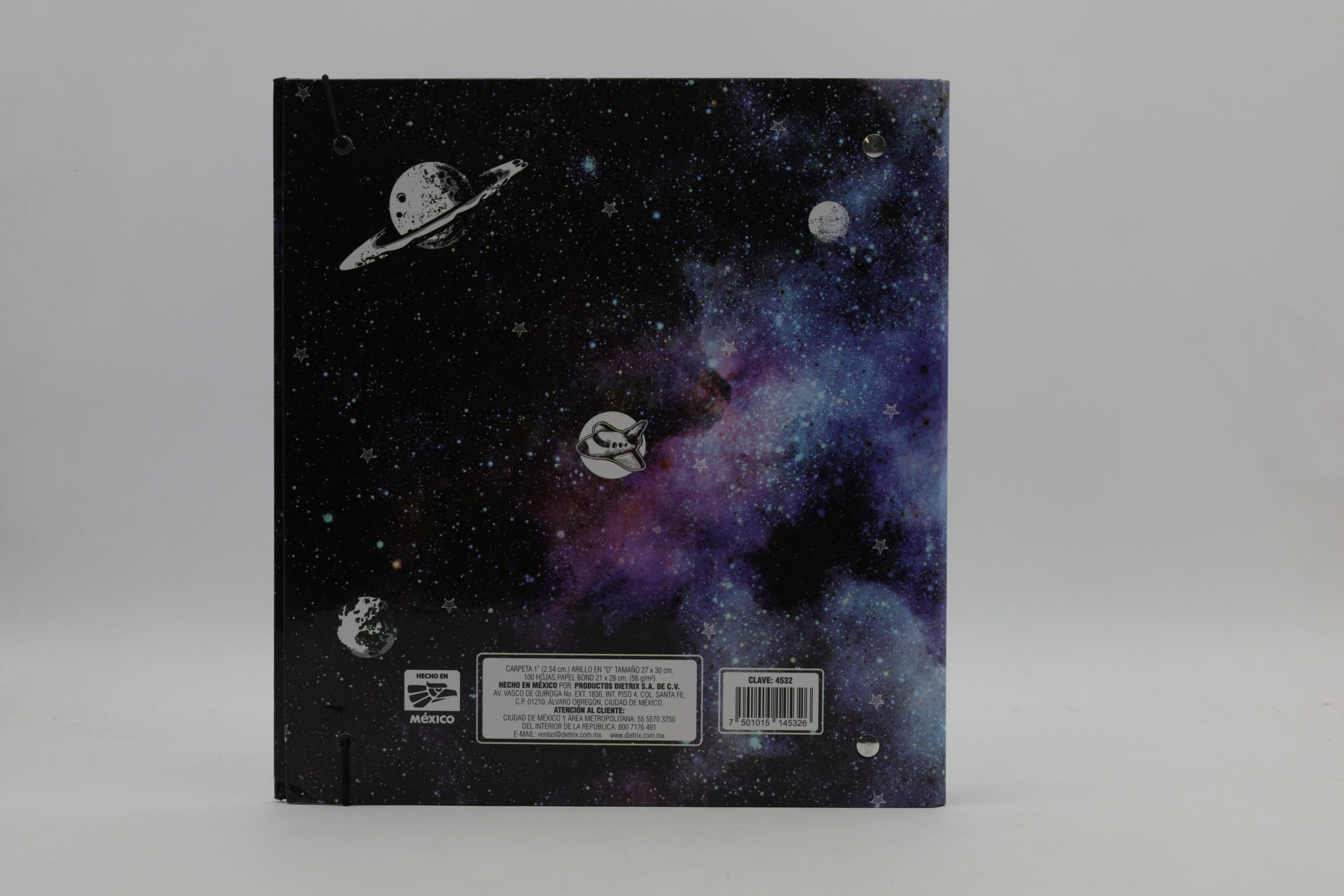 CARPETA CARTA 1" D 100HJS ESPACIO