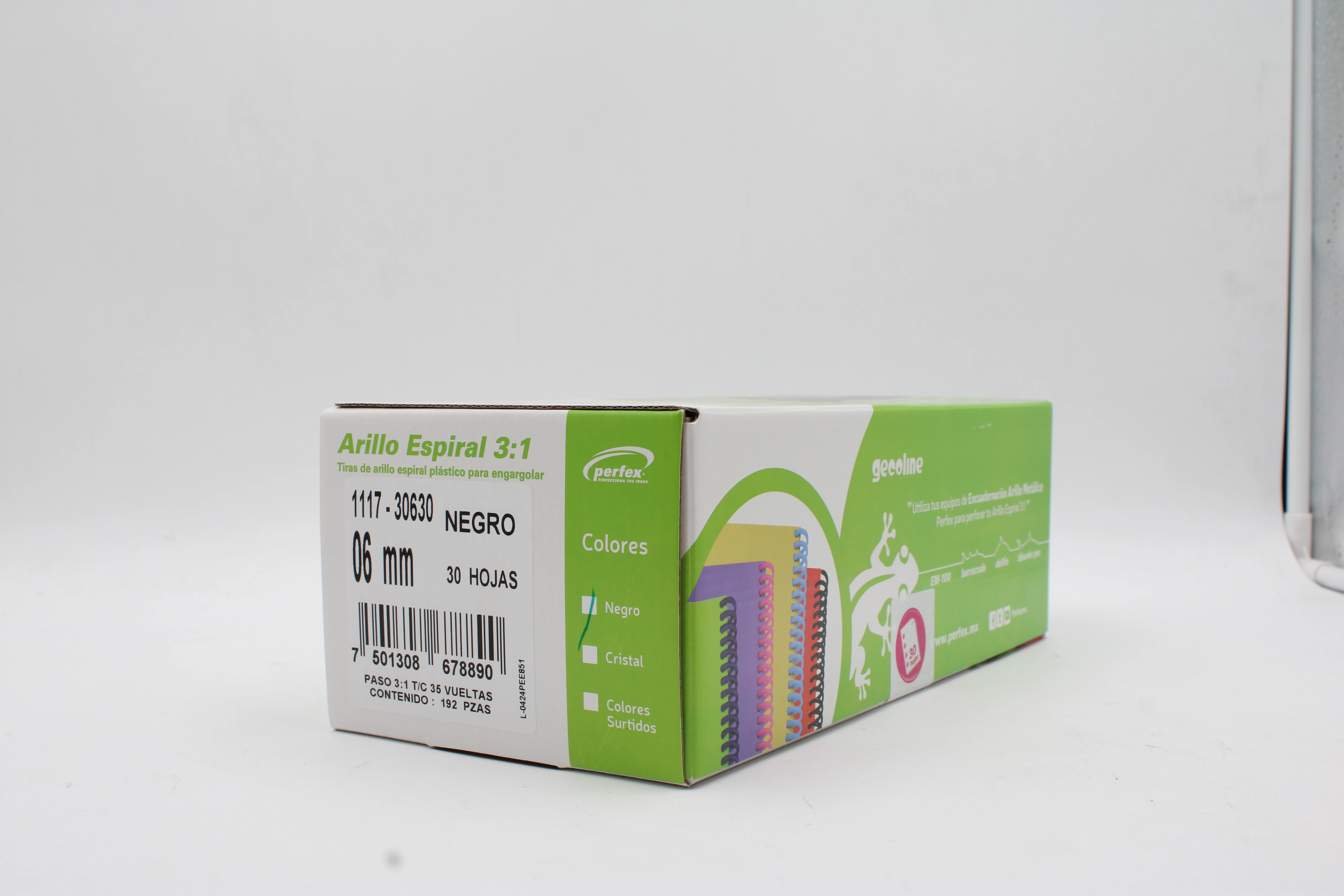 ARILLO ESPIRAL PLAST 3:1 NGO C/192 06MM