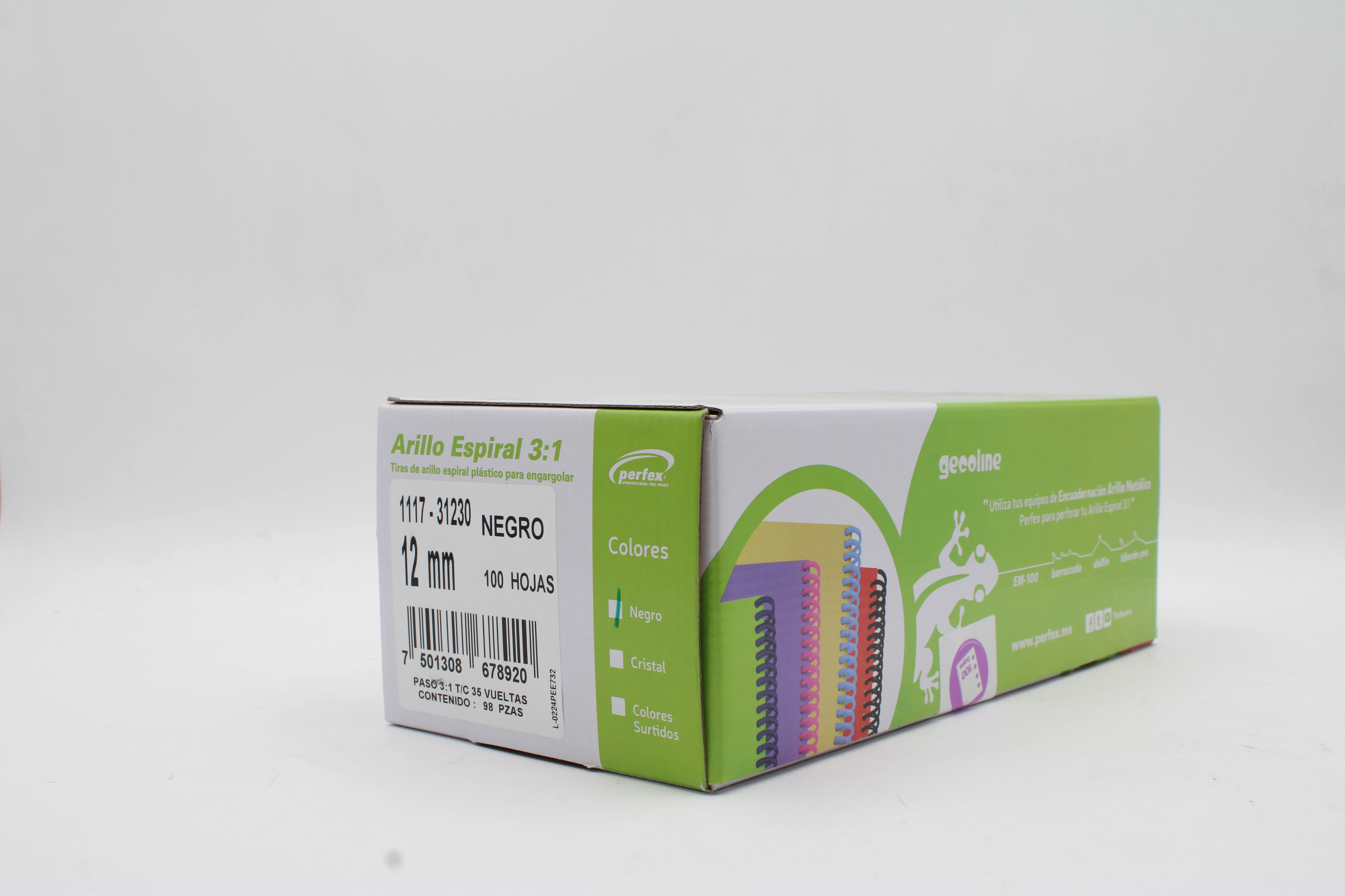 ARILLO ESPIRAL PLAST 3:1 NGO C/98 12MM