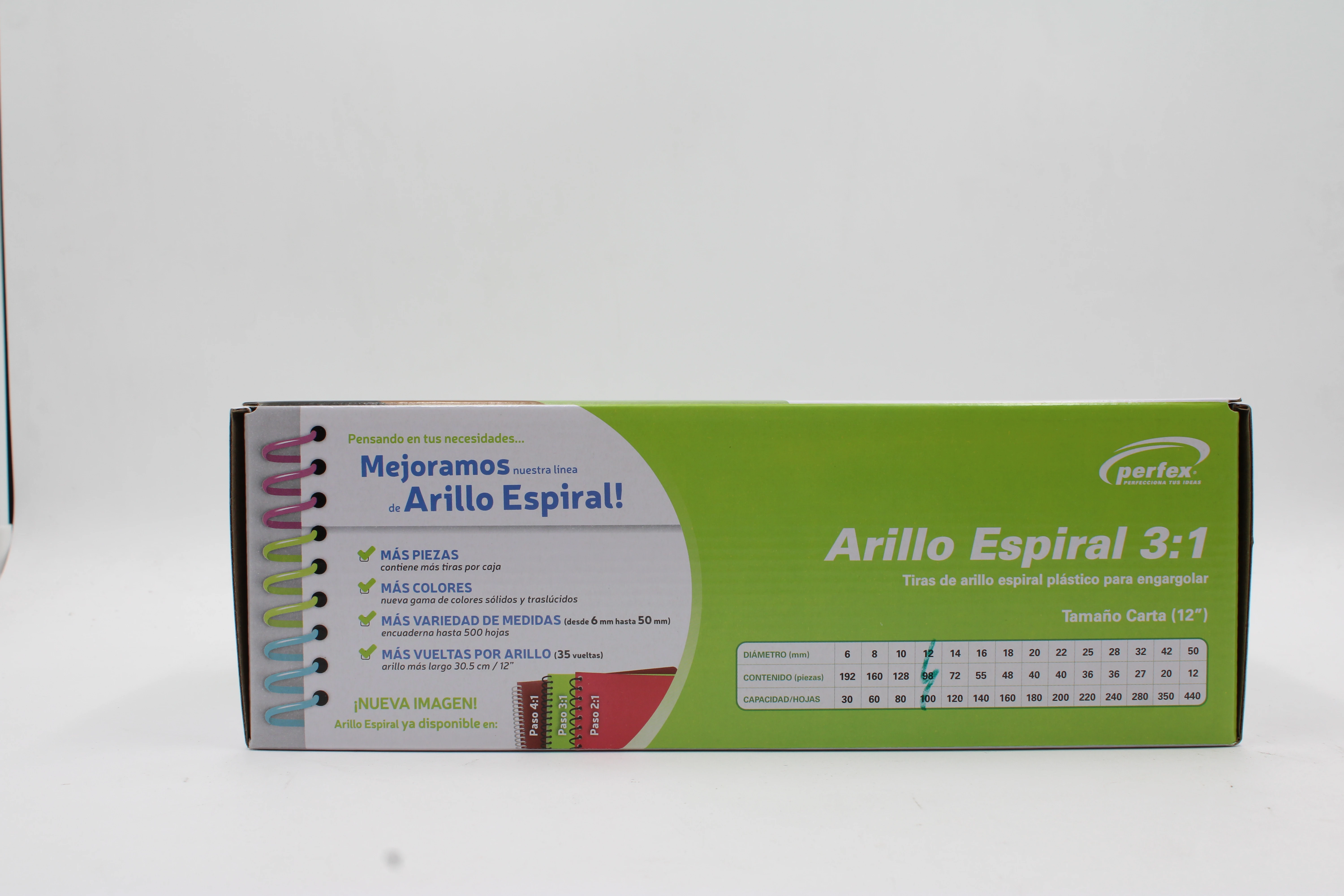 ARILLO ESPIRAL PLAST 3:1 NGO C/98 12MM