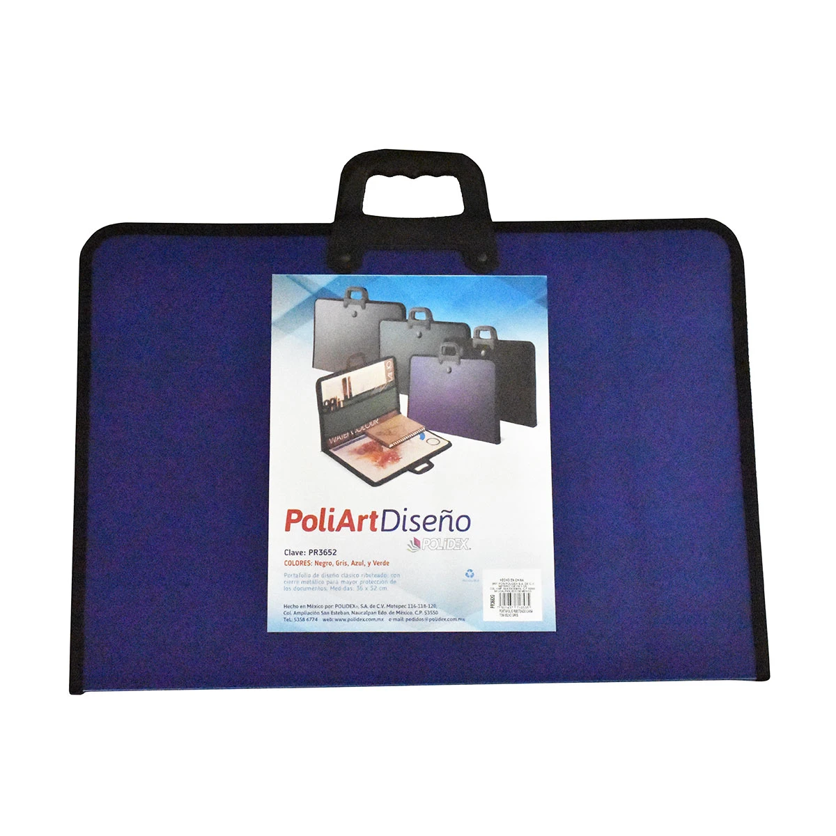 PORTAFOLIO RIBETEADO C/CIERRE PR3652 AZL