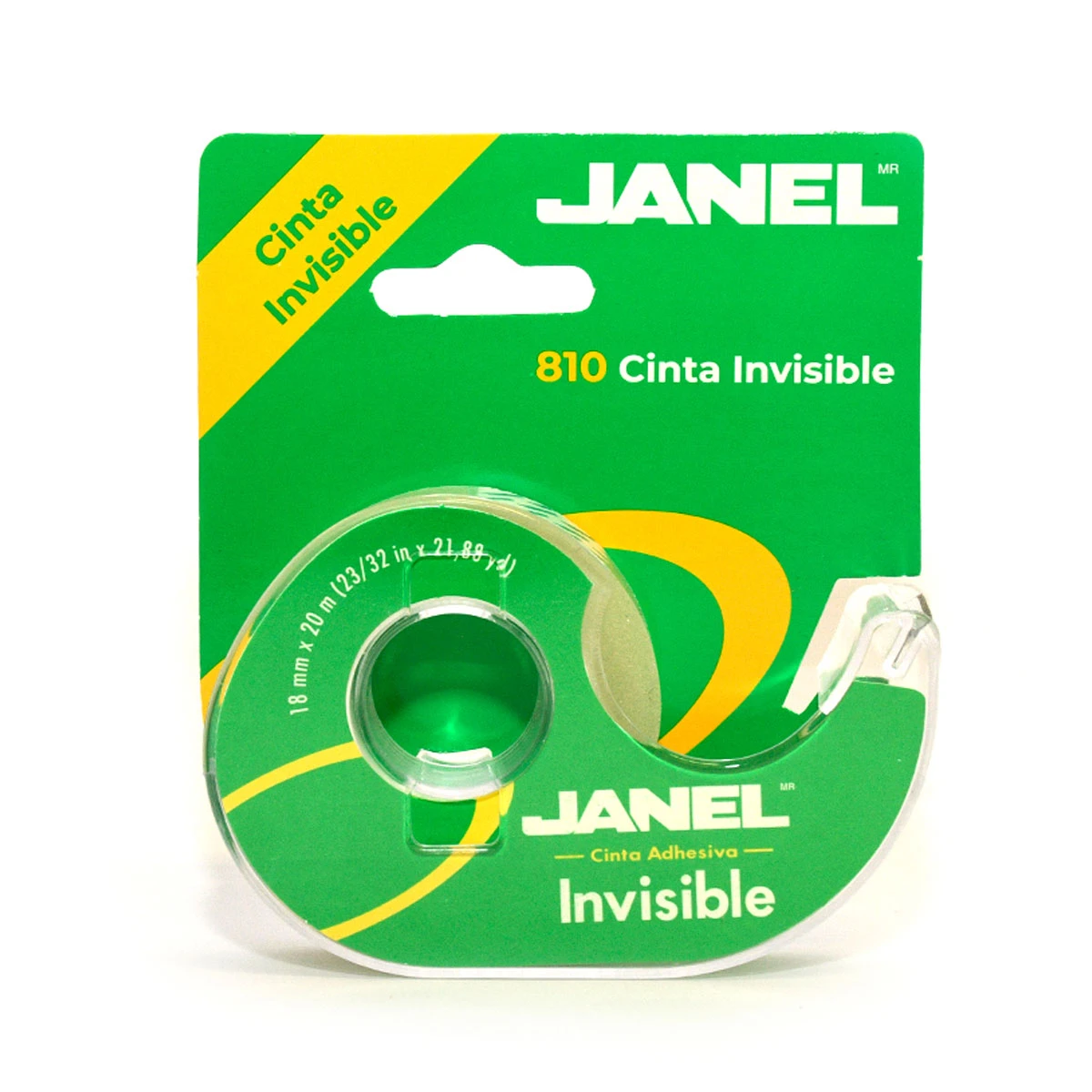 CINTA INVISIBLE 810 18MM X 20MTS C/DESPACHADOR