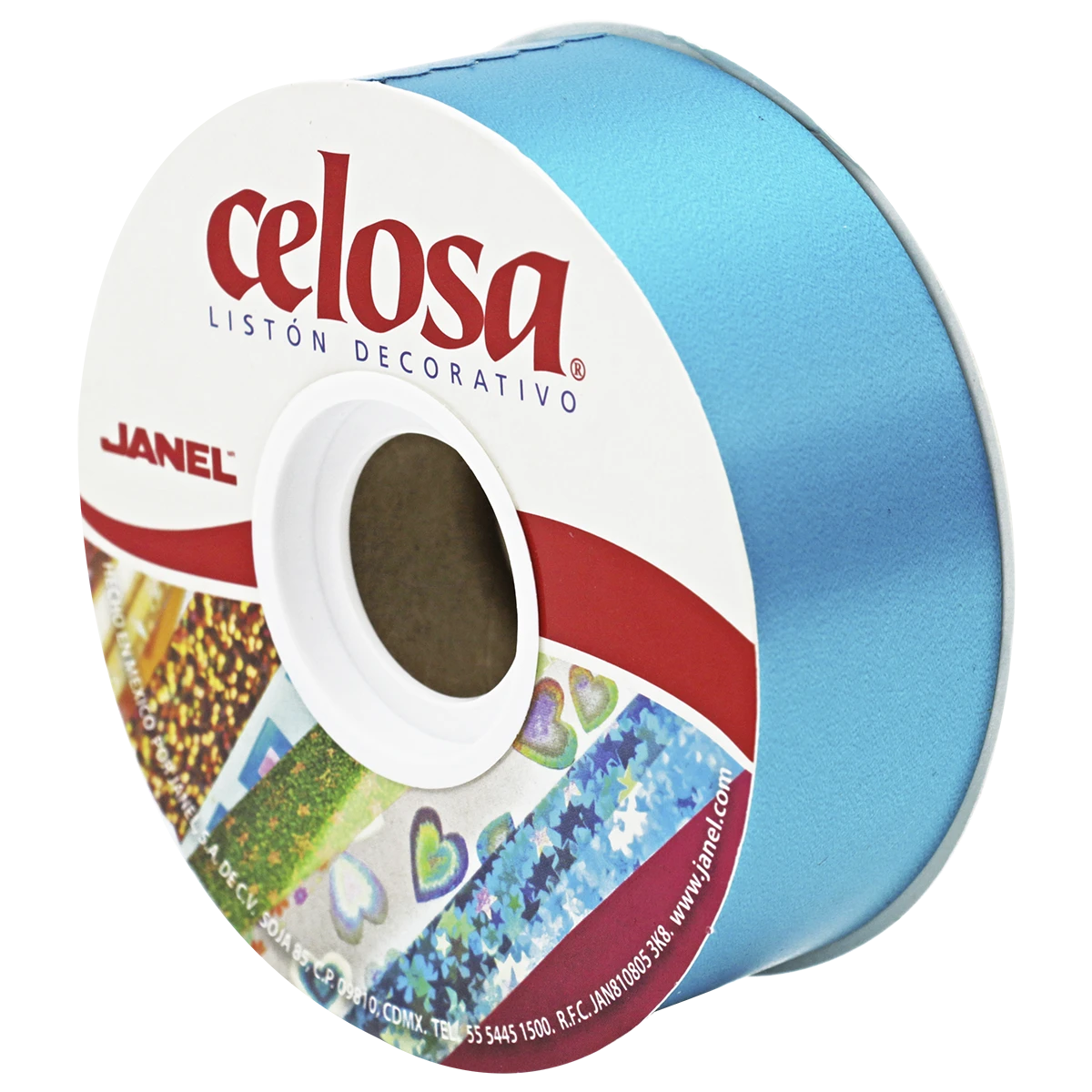 LISTON CELOSA 019 LISO NO. 9 AZUL TURQUESA