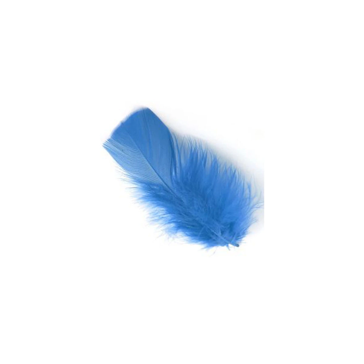 PLUMA DE PAVO 10GRS AZUL REY