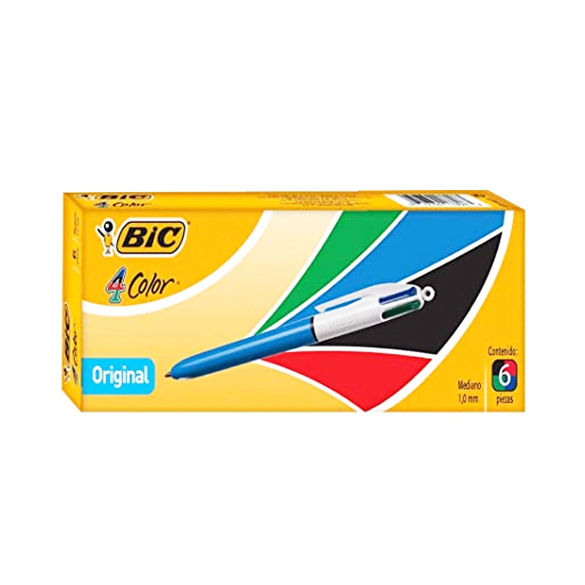 BOLIGRAFO PM 4 COLORES BASICO C/6
