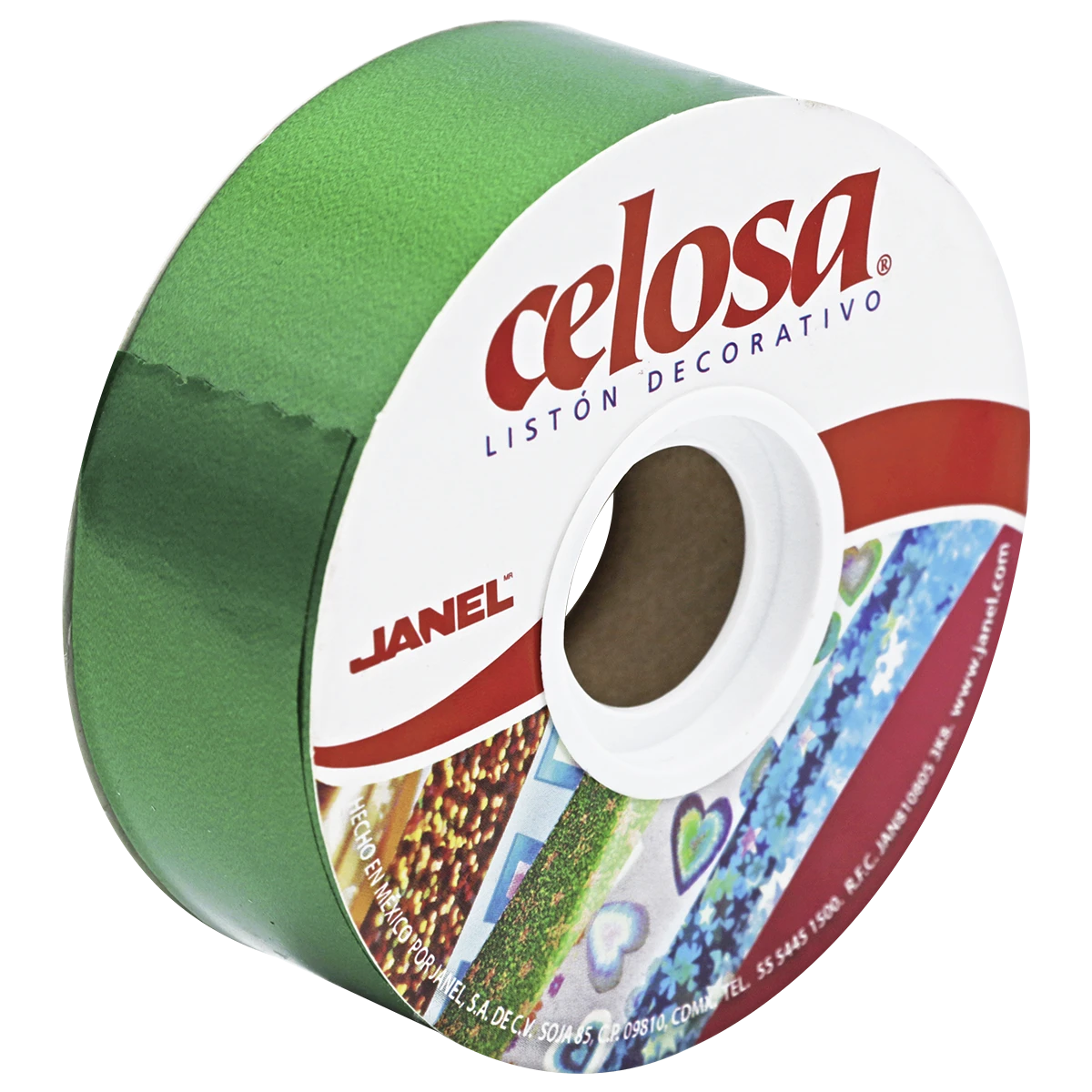 LISTON CELOSA 019 LISO NO. 9 VERDE BANDERA.