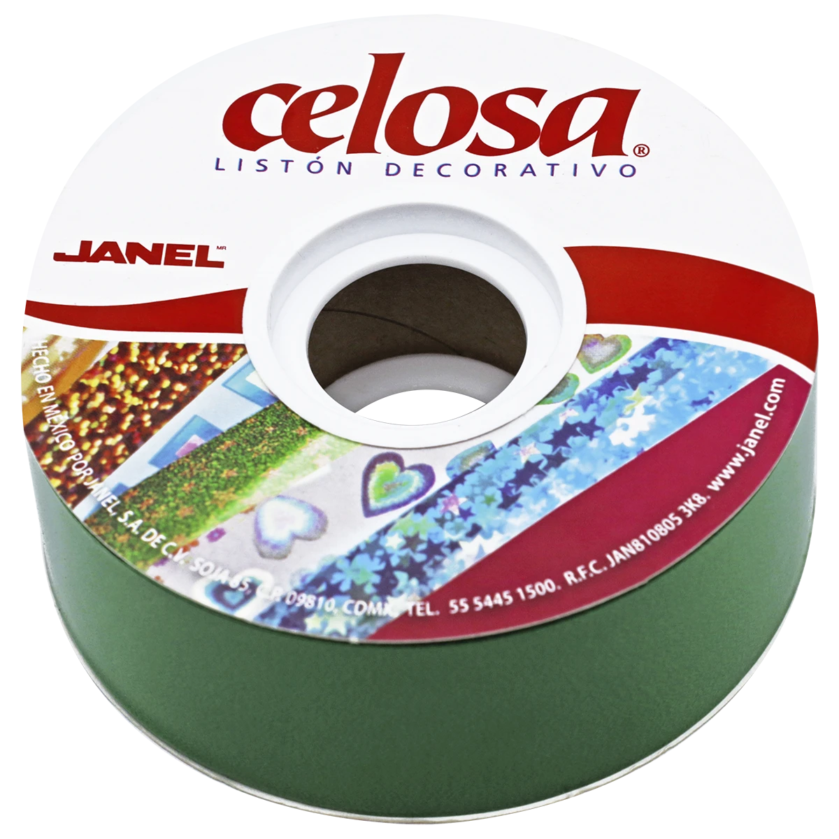 LISTON CELOSA 019 LISO NO. 9 VERDE BANDERA.