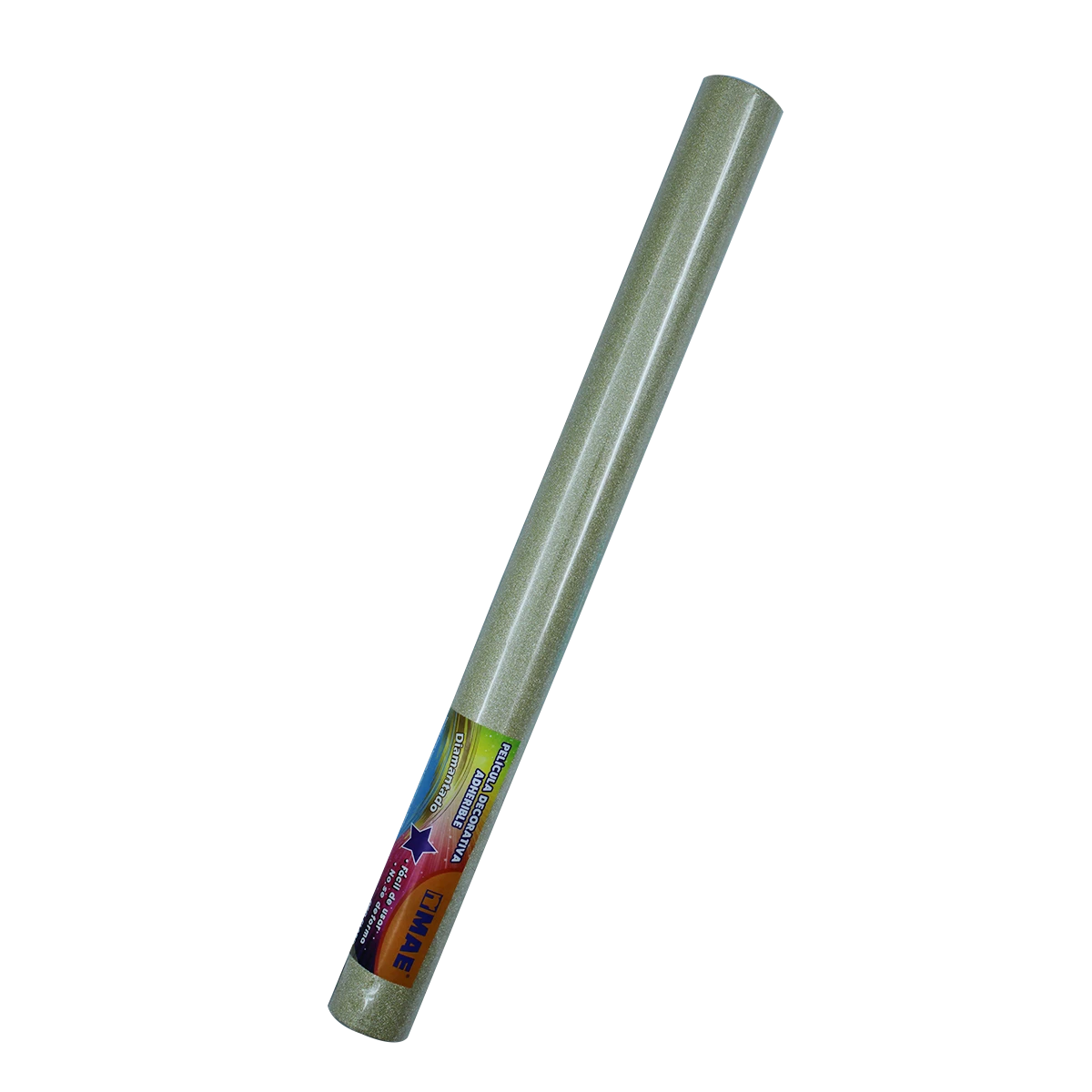 PLASTICO PVC MAE 45X3 DIAMANTADO ORO CLARO
