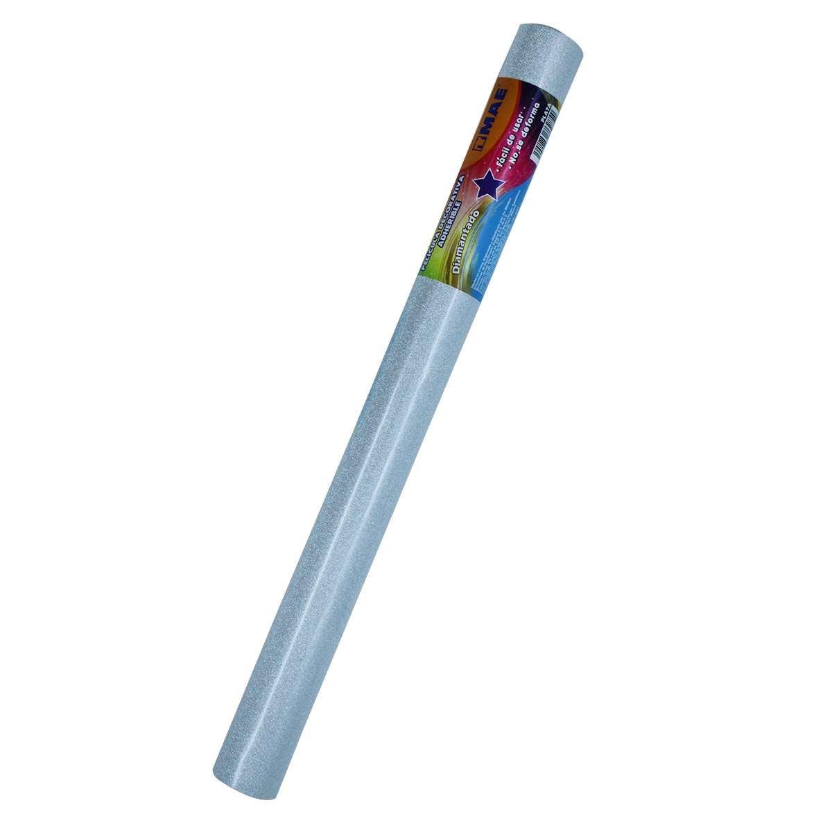 PLASTICO PVC MAE 45X3 DIAMANTADO PLATA