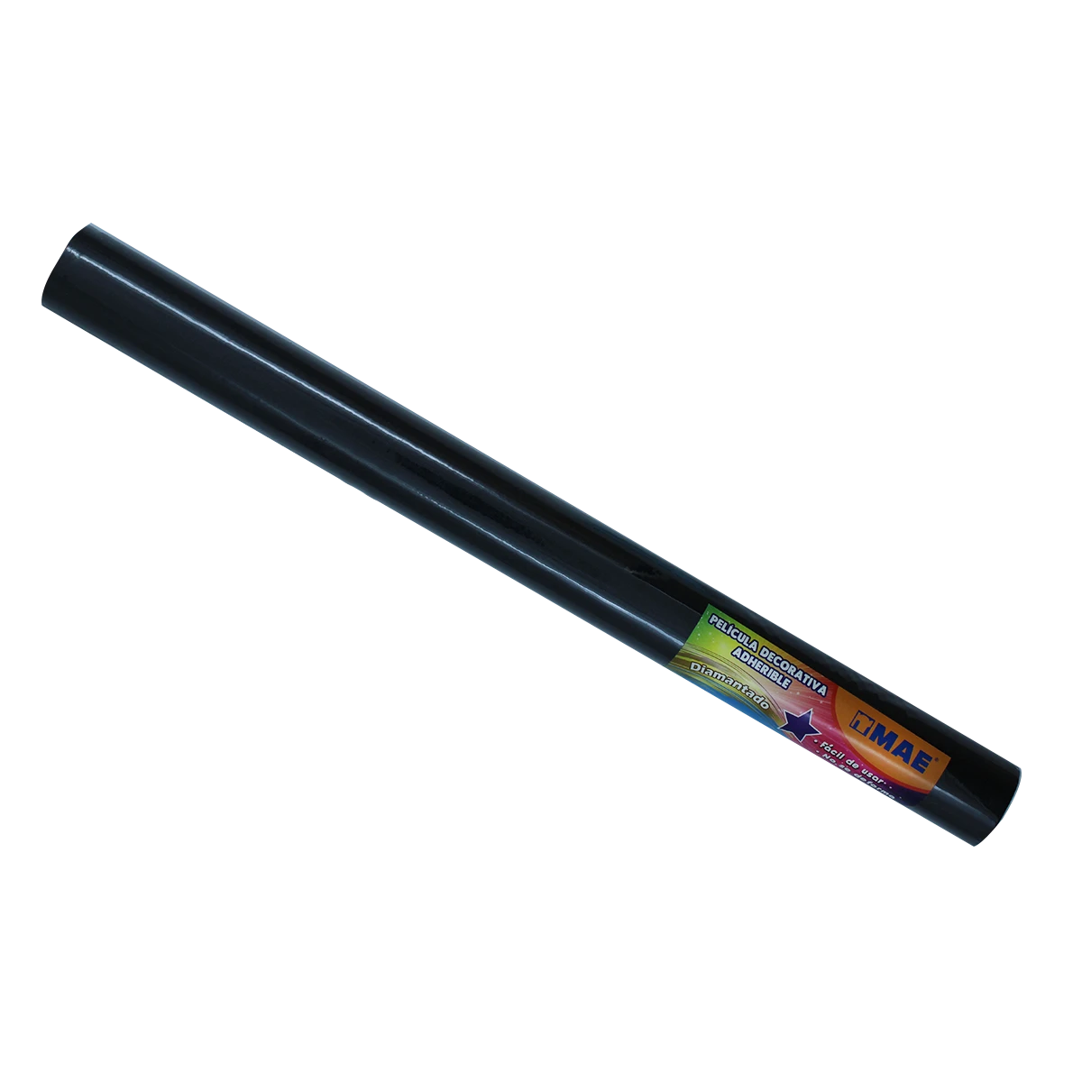 PLASTICO PVC MAE 45X3 DIAMANTADO NEGRO