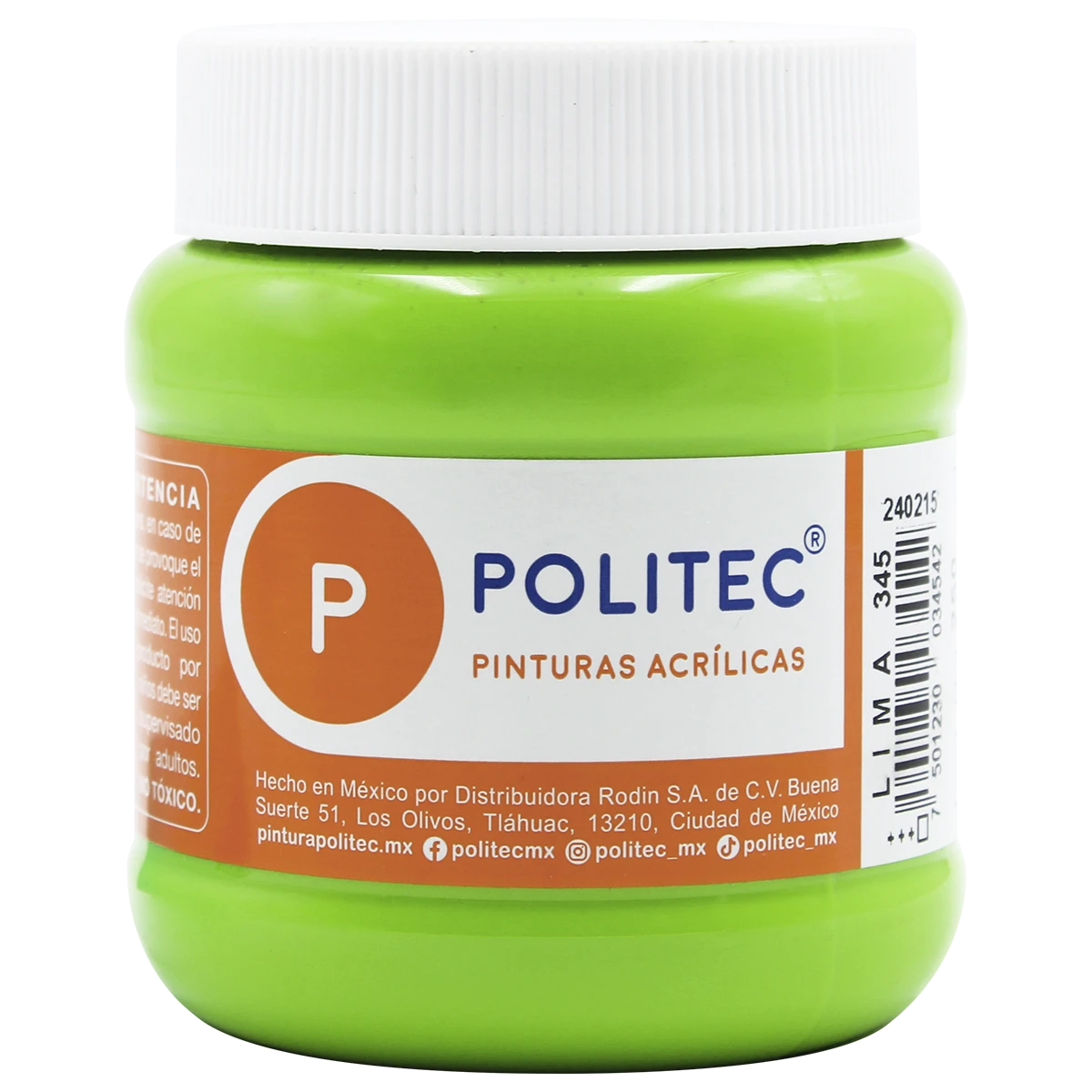 PINTURA ACRILICA MATE 250ML 345 LIMA
