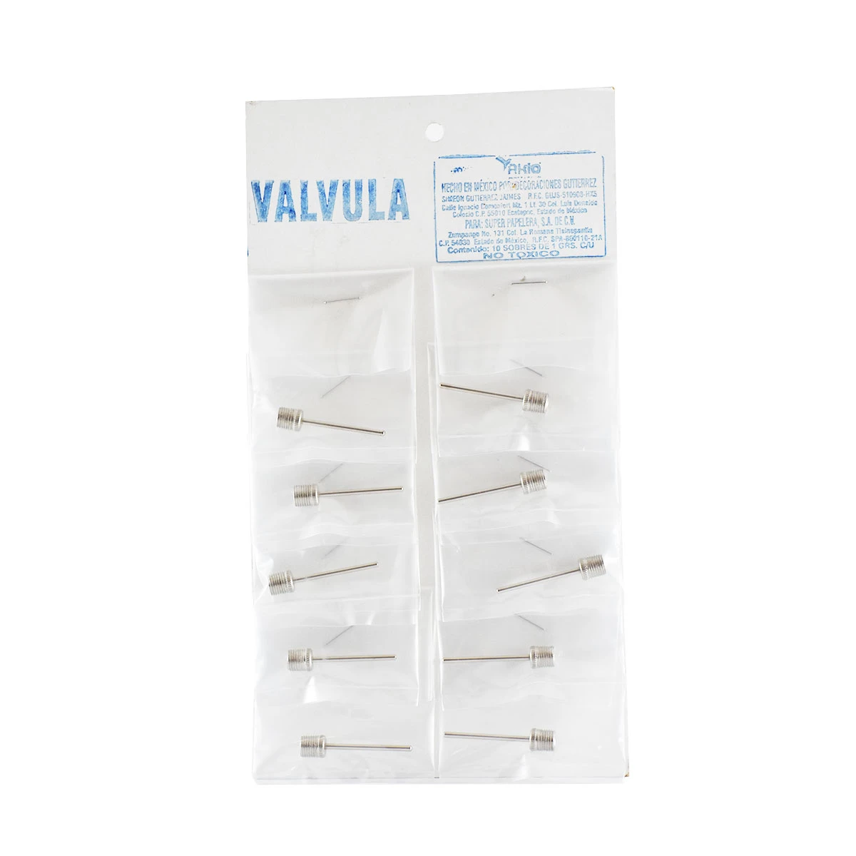 VALVULA CARTON C/10