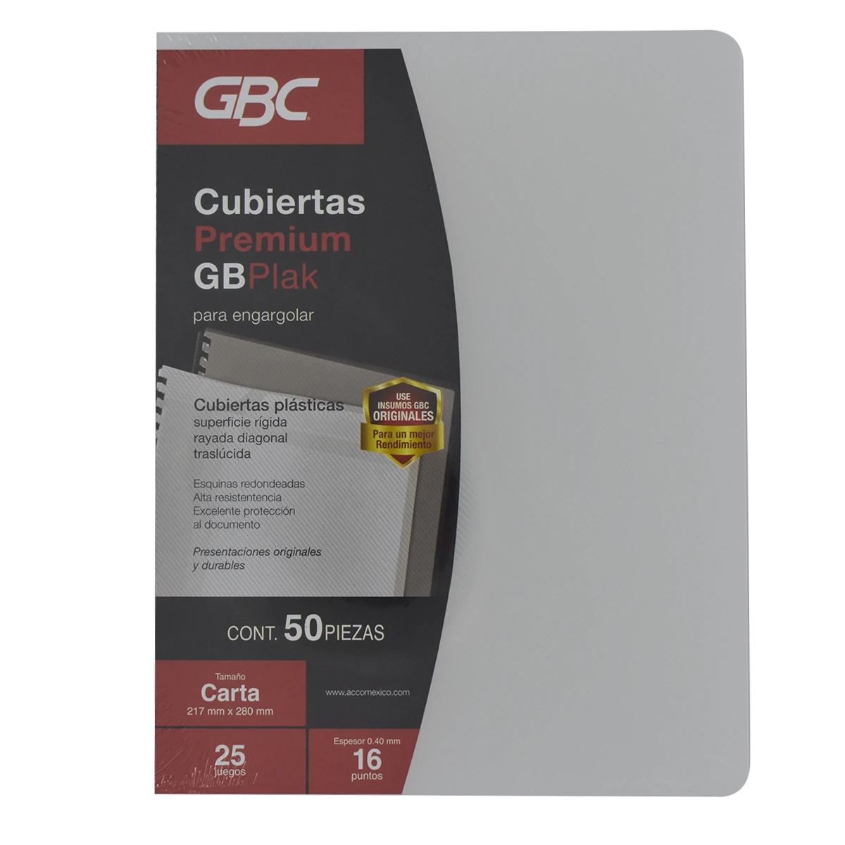 CUBIERTA CARTA PREMIUM RAYA CRISTAL 3542