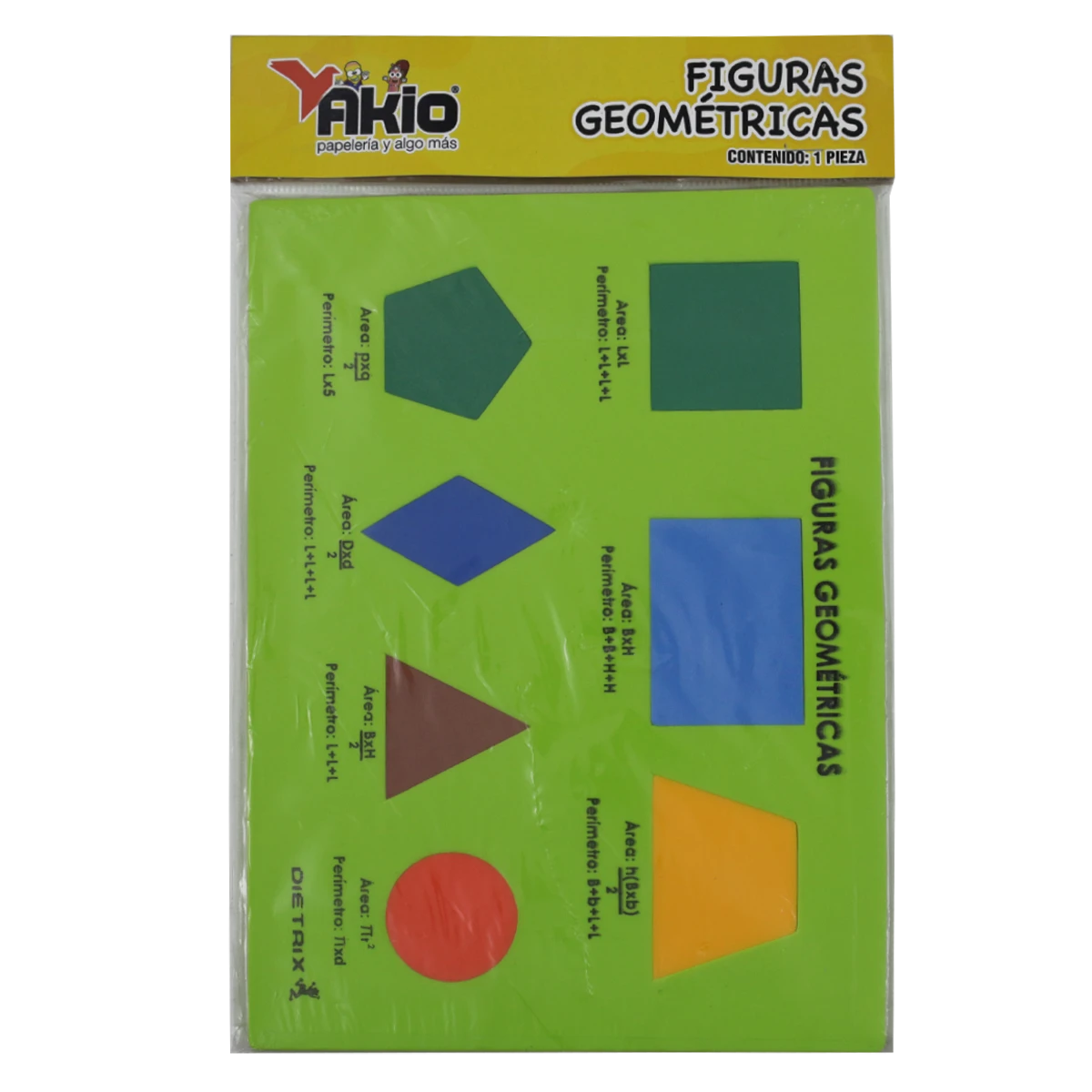 FOAMY DIDACTICO AKIO 4755 FIG GEOMETRICA