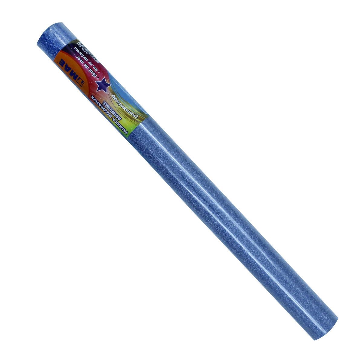 PLASTICO PVC MAE 45X3 DIAMANTADO AZUL REY