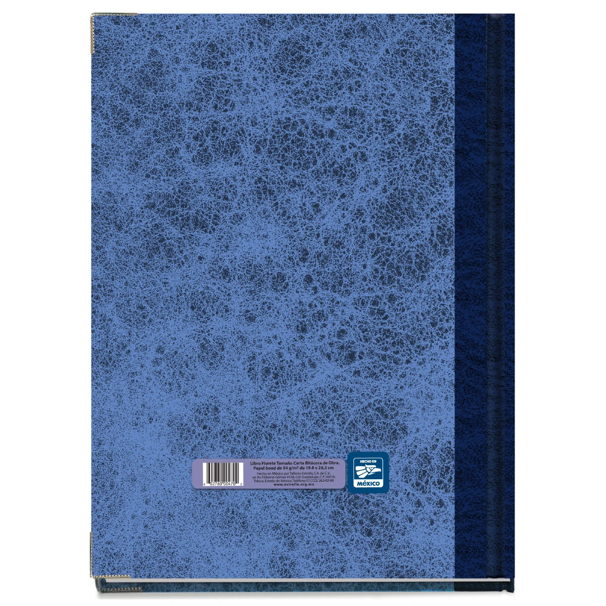 LIBRO BITACORA DE OBRA 19.8 x 26.2CMS 32JGS 96HJS