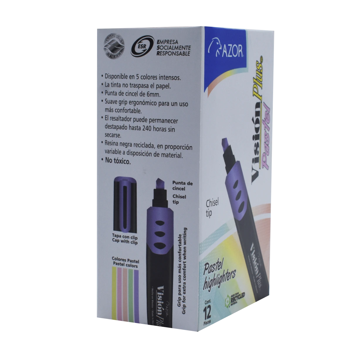 MARCATEXTOS VISION PLUS 2600 PASTEL MORADO