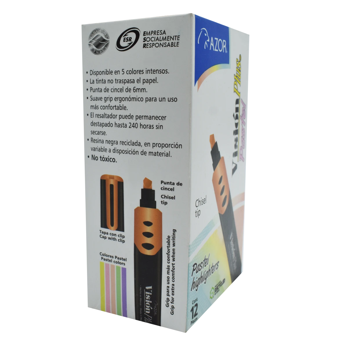 MARCATEXTOS VISION PLUS 2600 PASTEL NARANJA