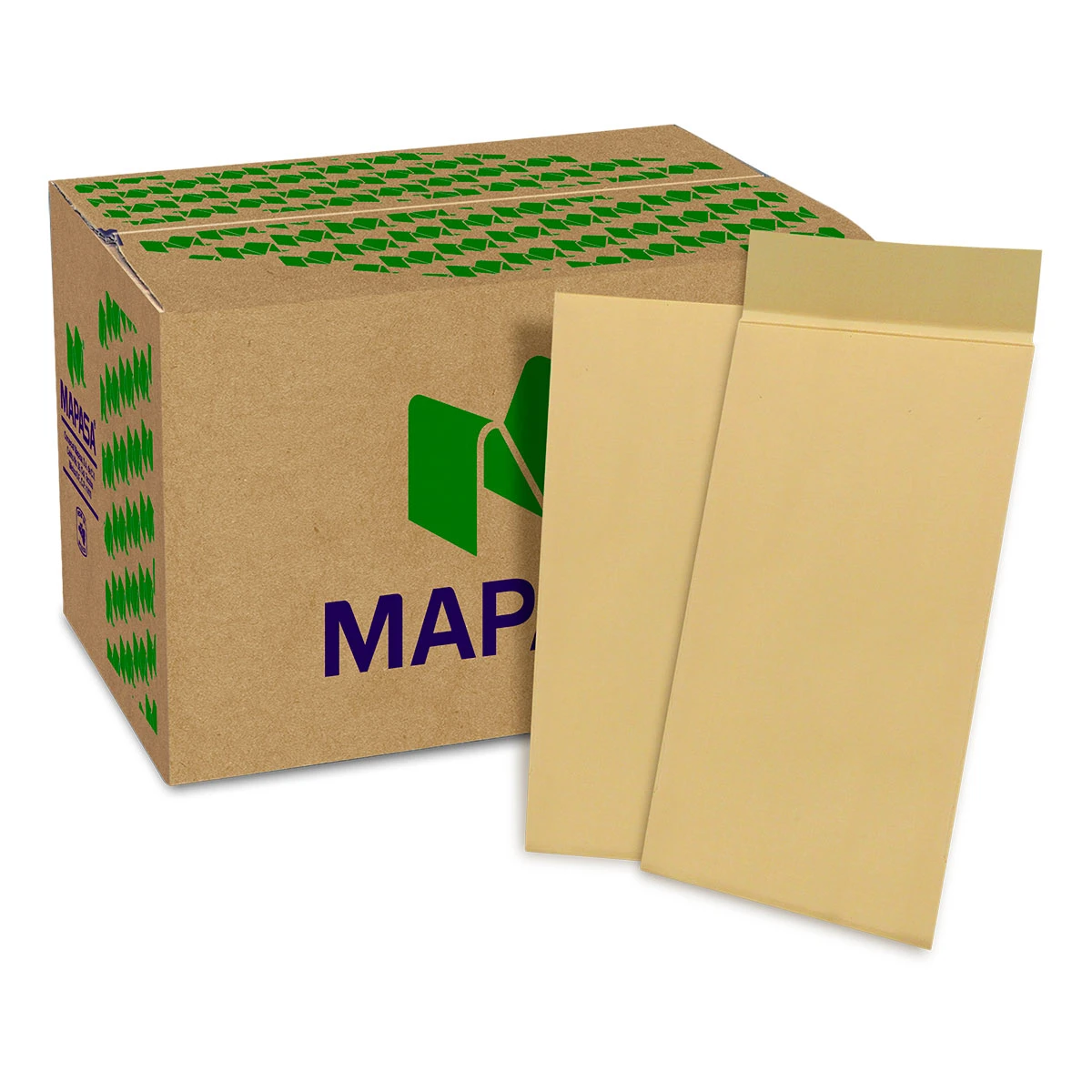 SOBRE COIN 605 GOLDEN KRAFT 90GRS 8.8X16.4CMS SIN GOMA C/1000 IM0123