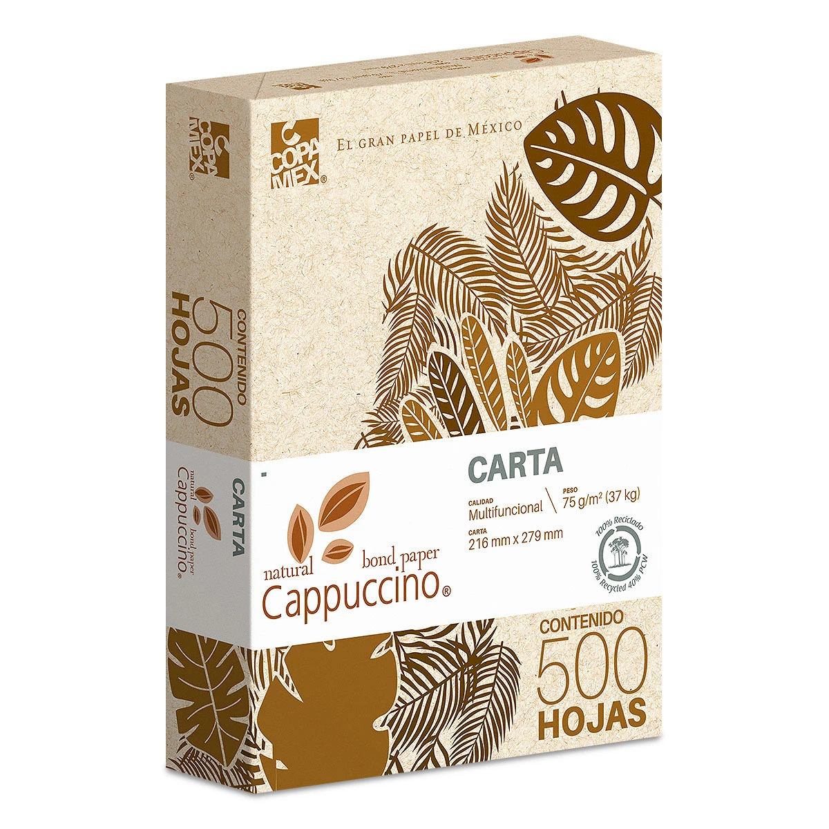 PAPEL FACIA CARTA C/500 CAPPUCINO