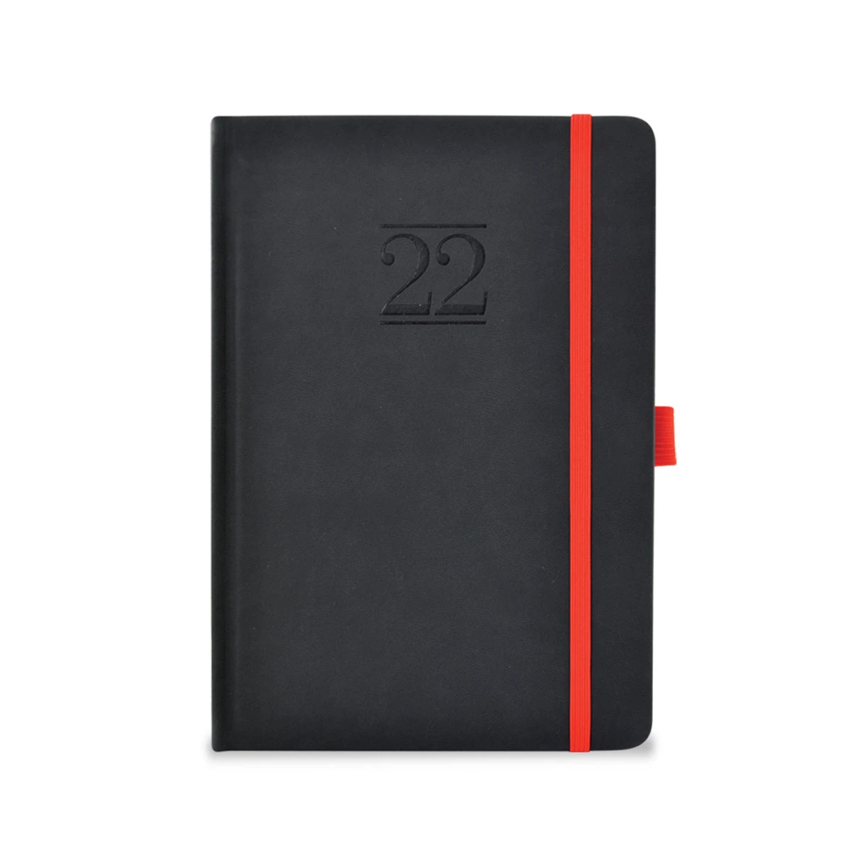 AGENDA DIARIA BASICA BLA213 BLACK TUCSAN SOFT TOUCH NEGRO