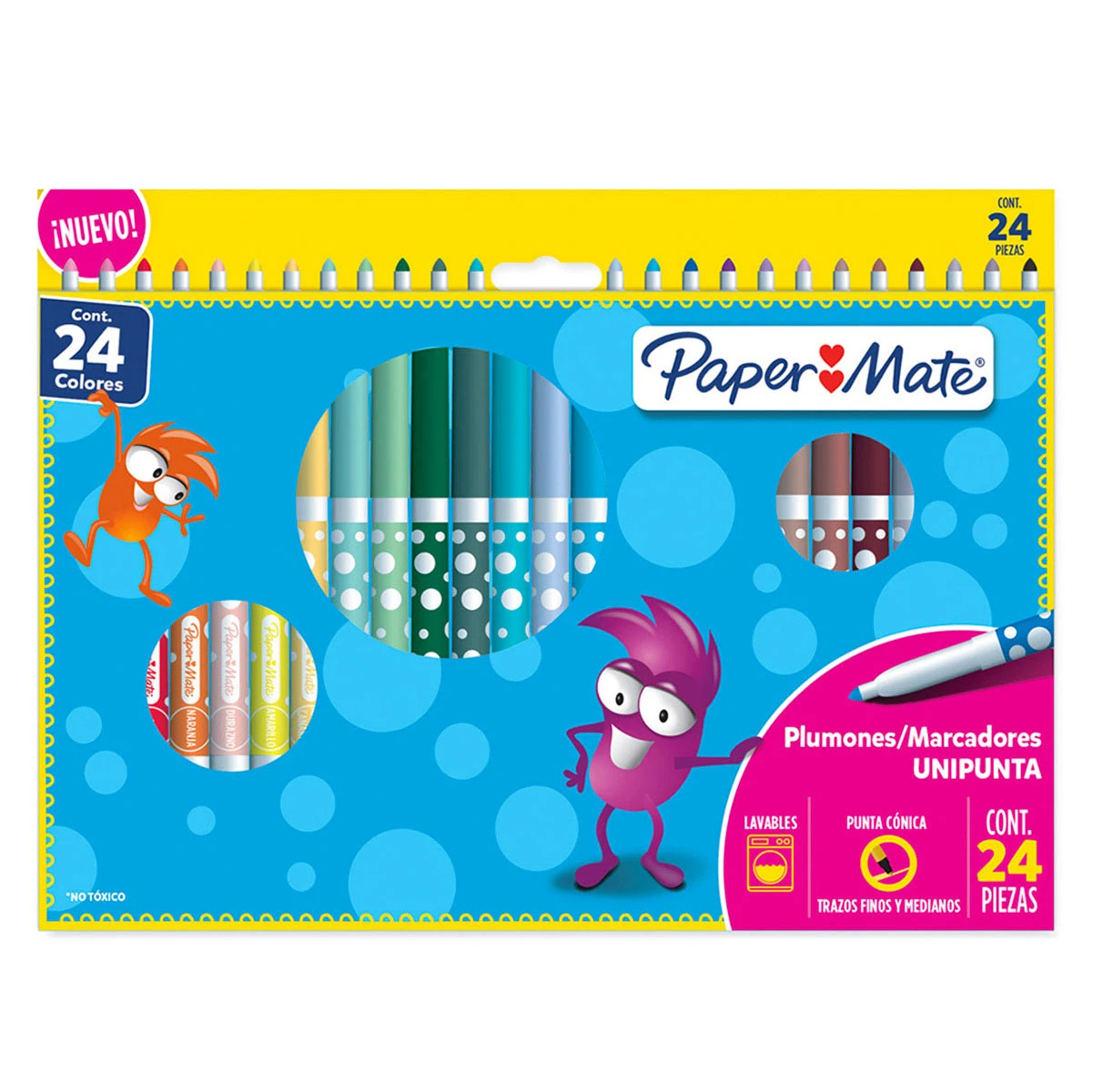 PLUMON PAPER MATE PUNTA CONICA C/24
