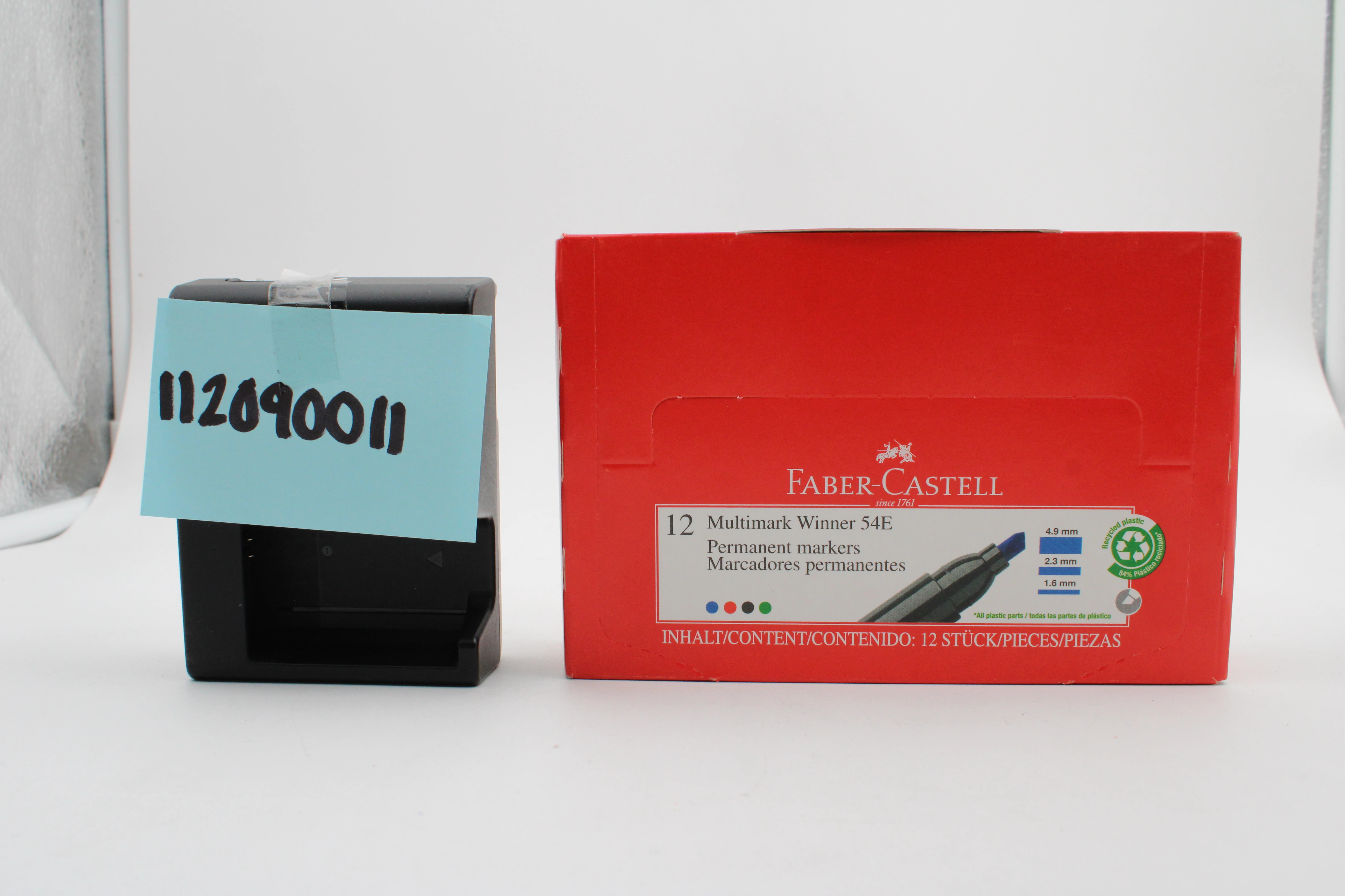 MARCADOR PERMANENTE 54E C/12 NEGRO