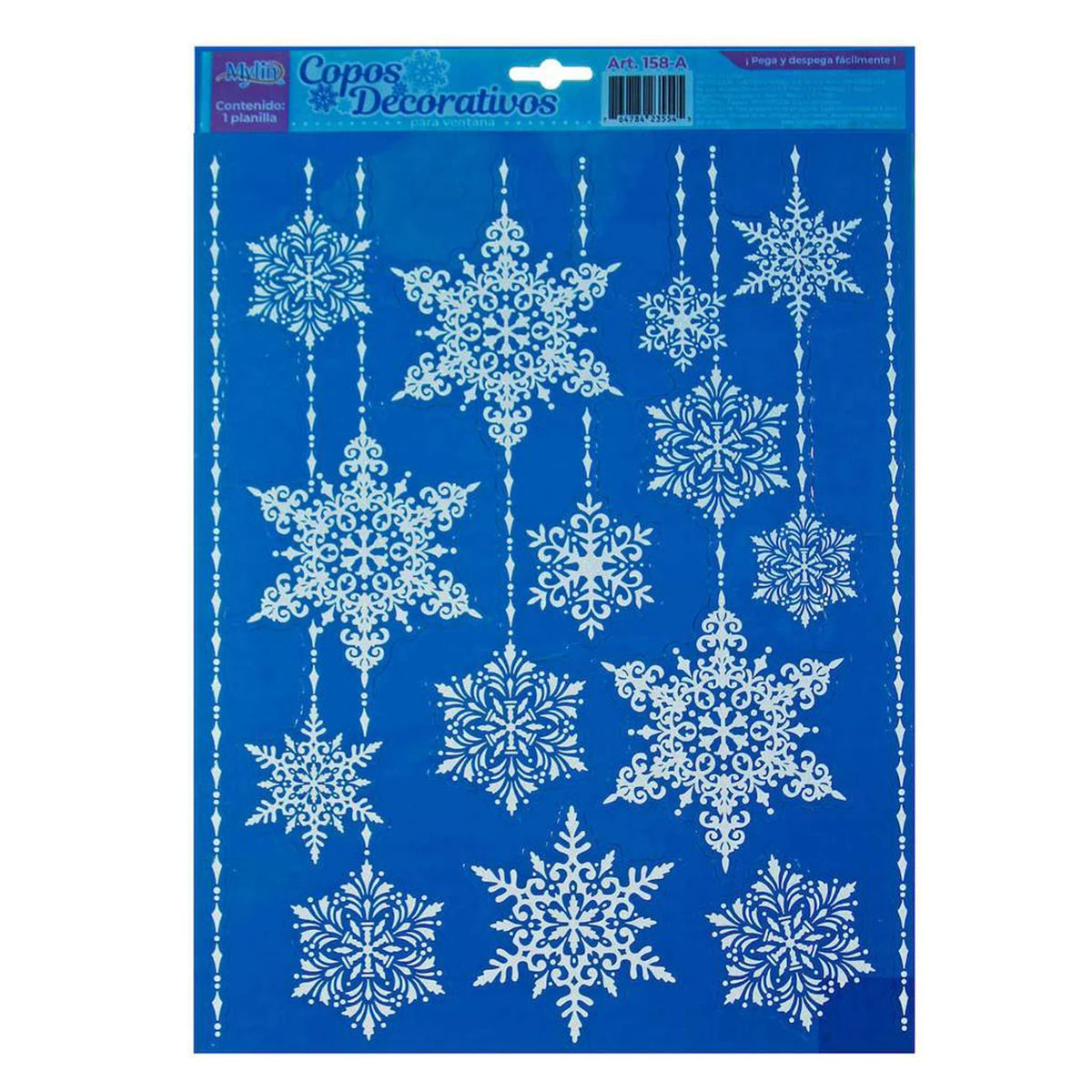CALCOMANIA PARA VENTANA 158 B COPOS DE NIEVE