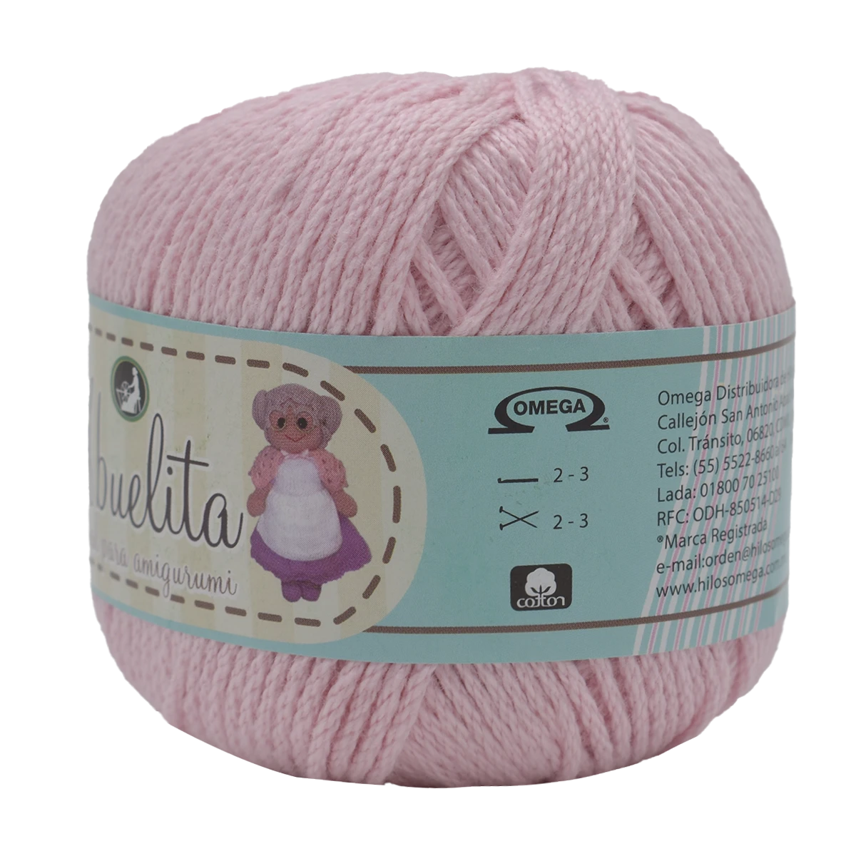 HILAZA DE ALGODON C/5 LA ABUELITA 32 ROSA