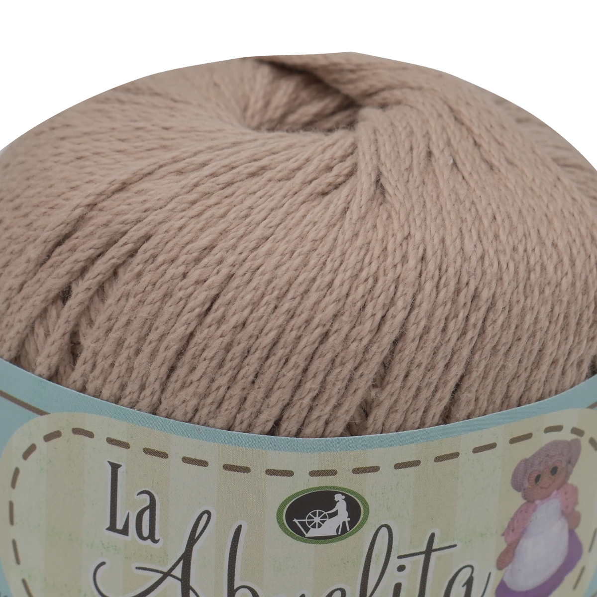 HILAZA DE ALGODON C/5 LA ABUELITA 24 CAMELLO