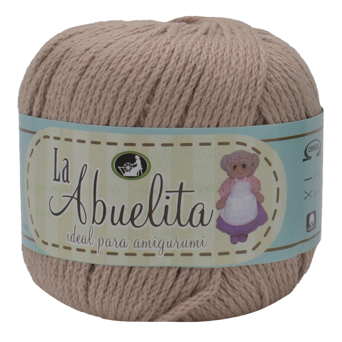 HILAZA DE ALGODON C/5 LA ABUELITA 24 CAMELLO
