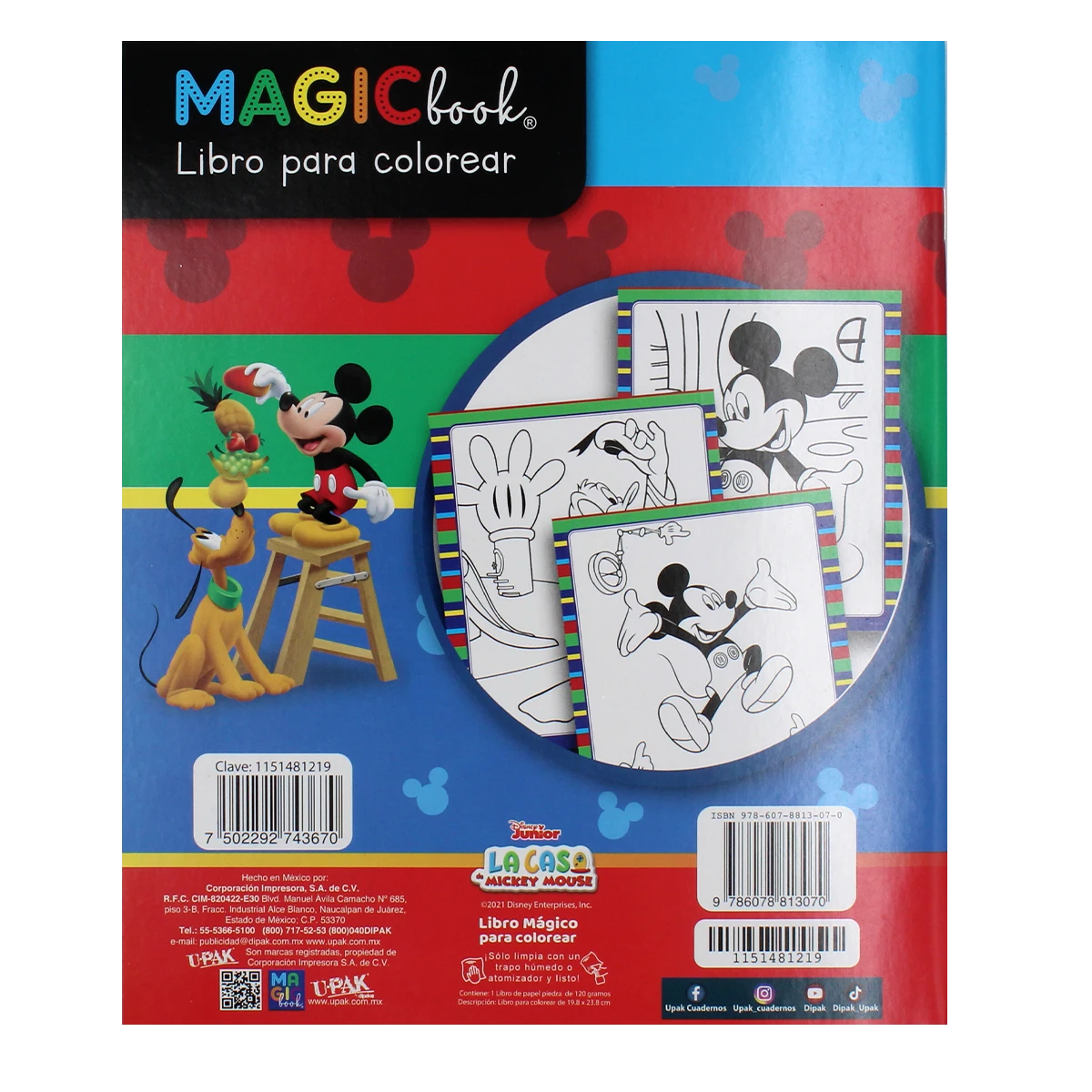 LIBRO MAGICO 48HJS MICKEY ALEGRE