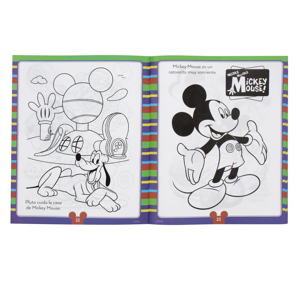 LIBRO MAGICO 48HJS MICKEY ALEGRE
