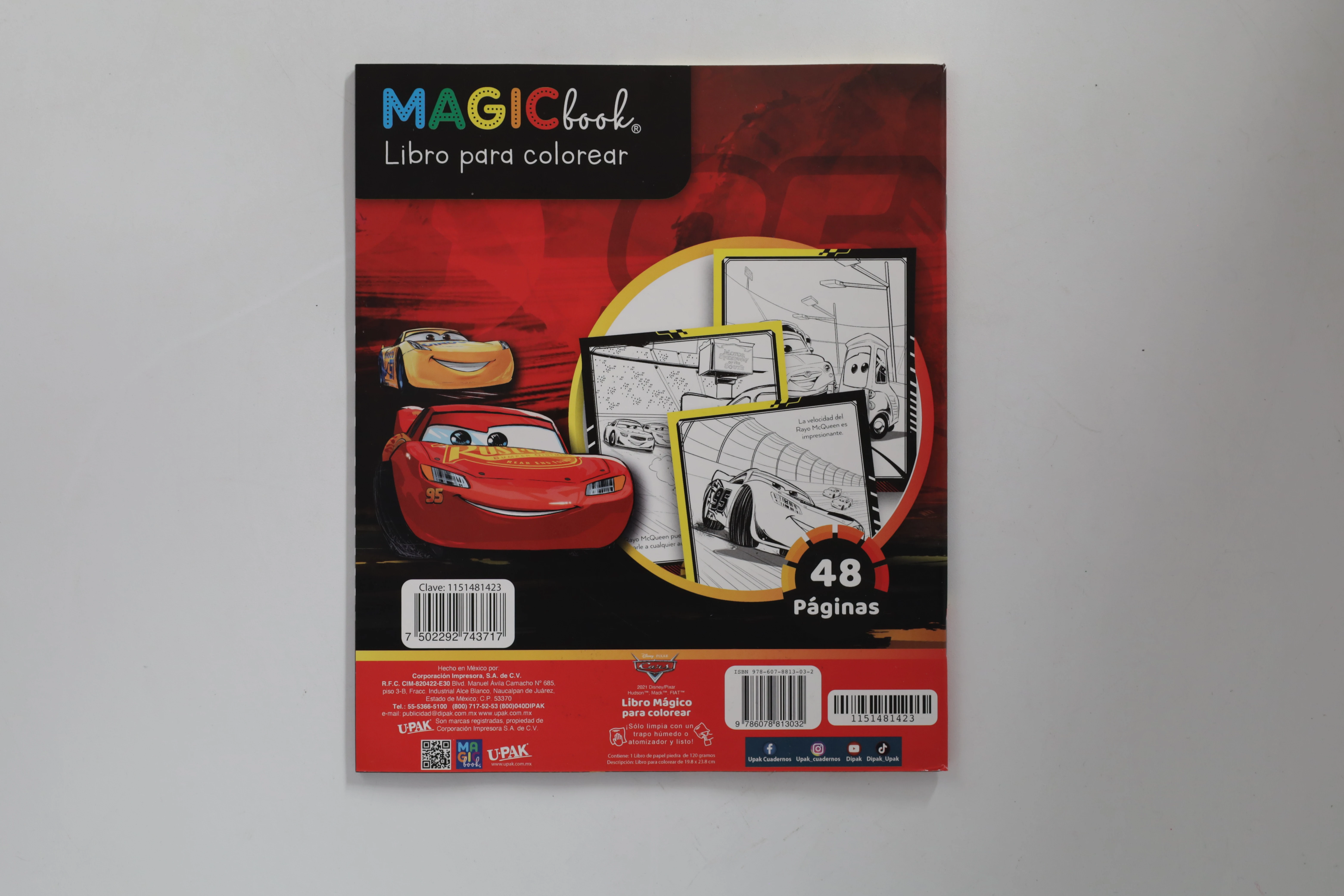 LIBRO MAGICO 48HJS CARS AVENTURA