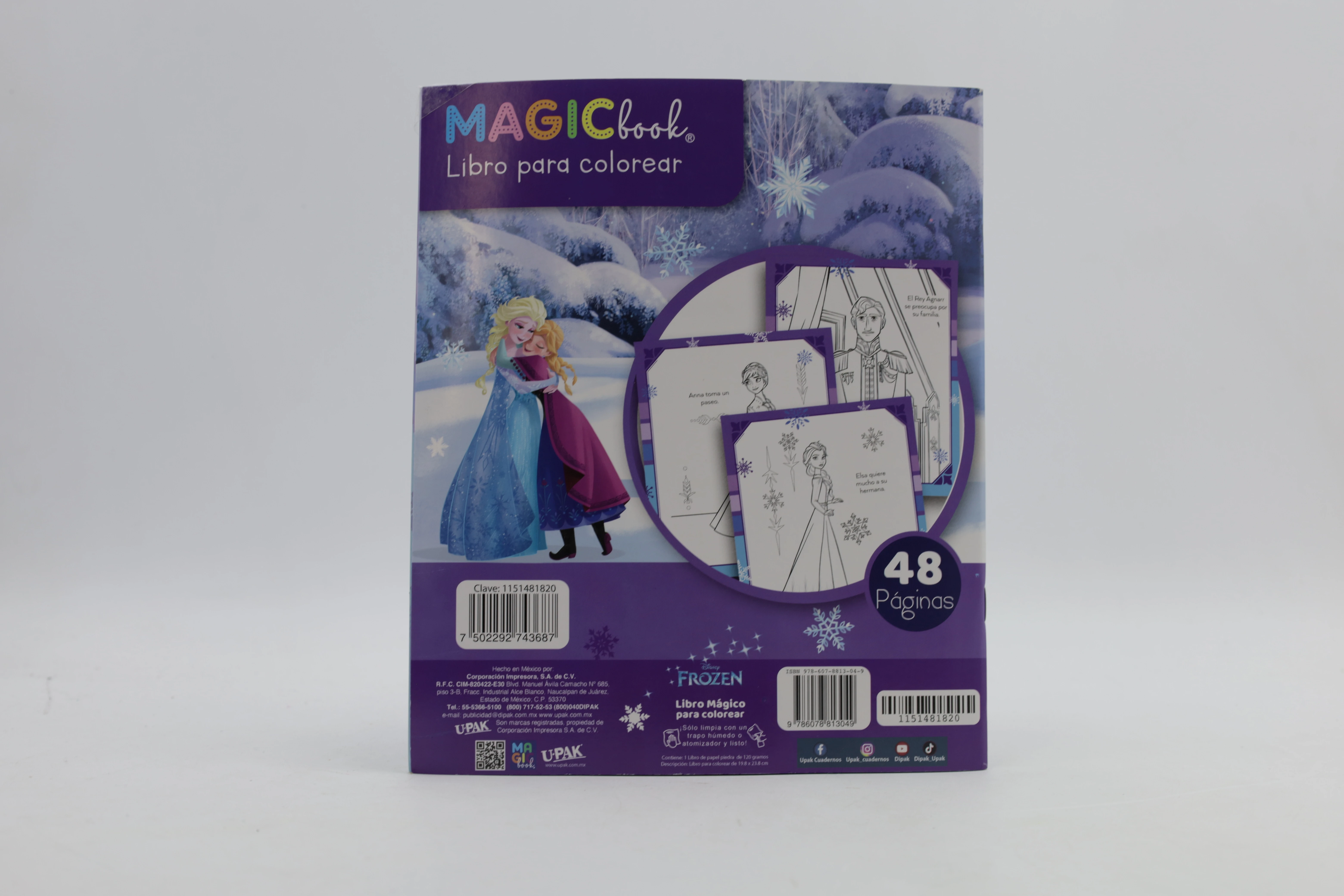 LIBRO MAGICO 48HJS FROZEN MAGICA