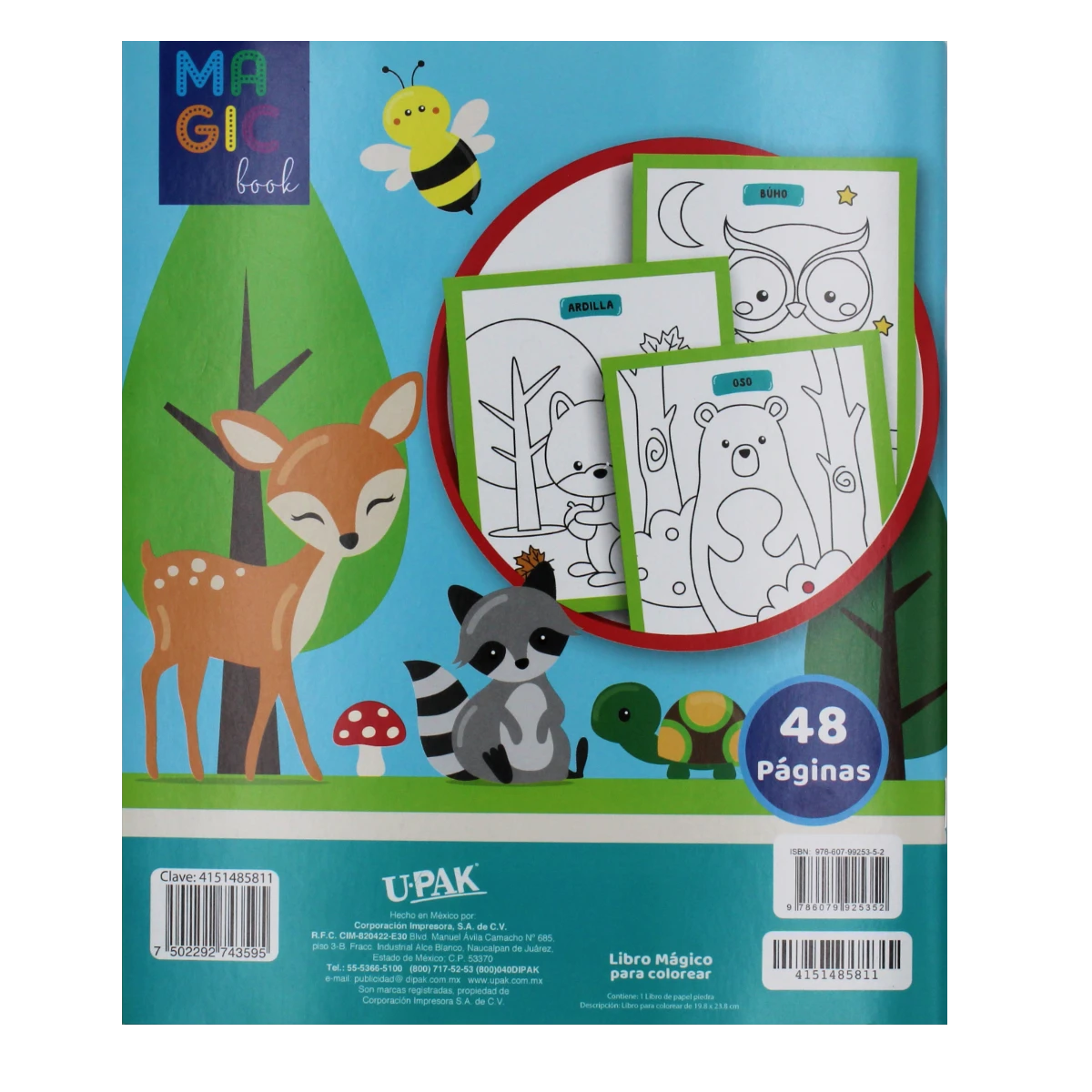LIBRO MAGICO 48HJS ANIMALES