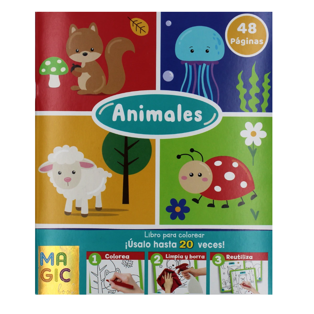 LIBRO MAGICO 48HJS ANIMALES
