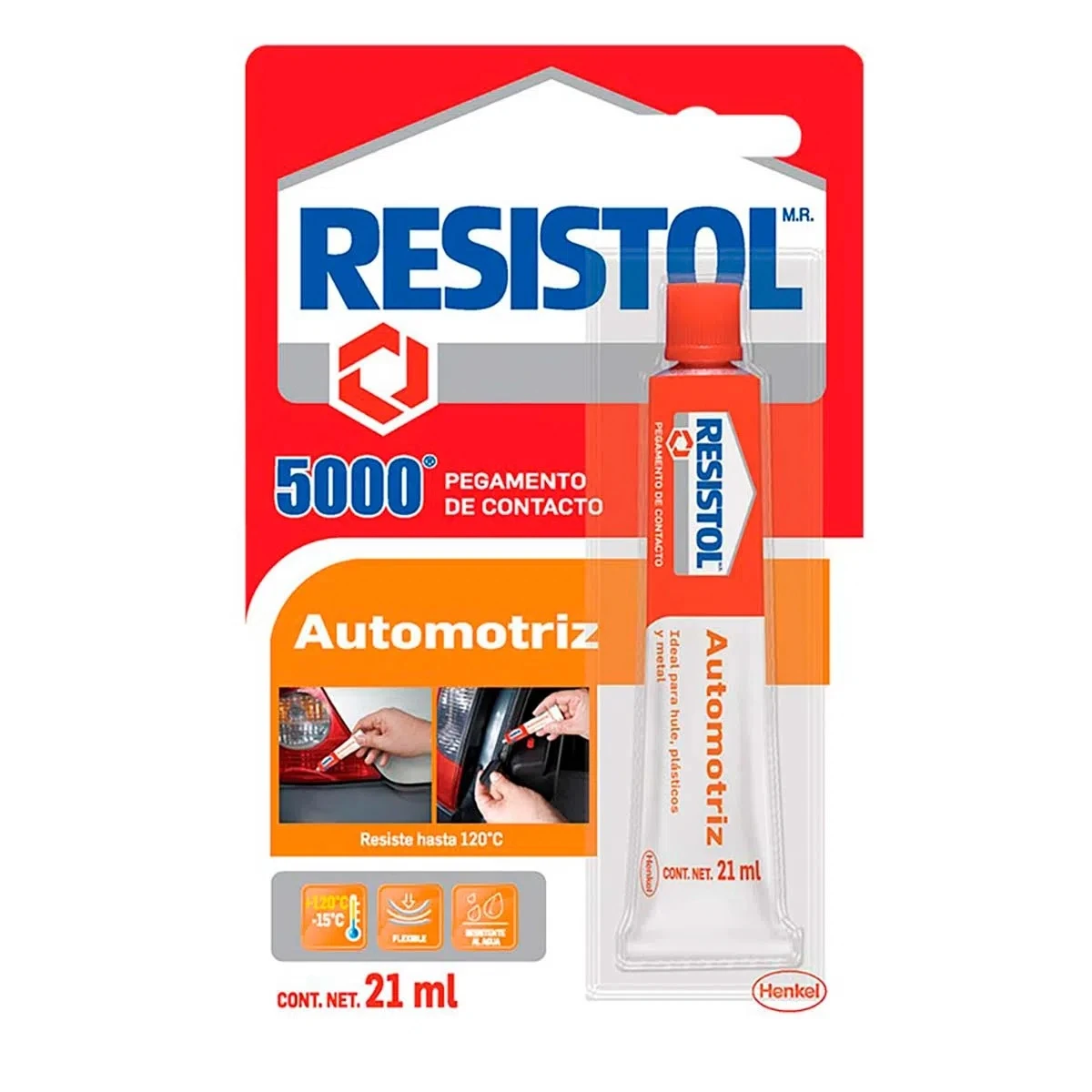 PEGAMENTO RESISTOL 5000 AUTOMOTRIZ 21ML.