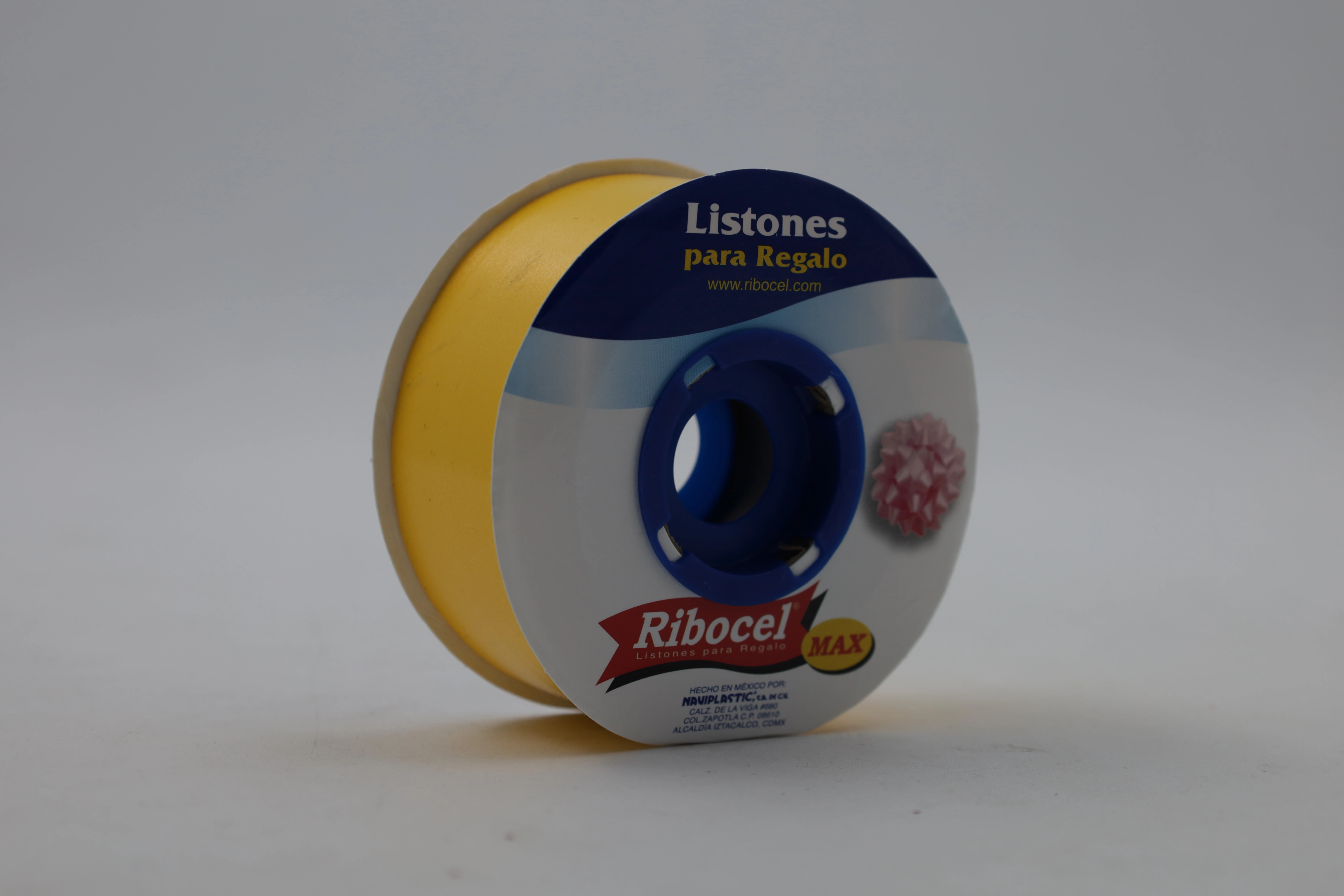 LISTON RIBOCEL LISO NO. 9 14 AMARILLO